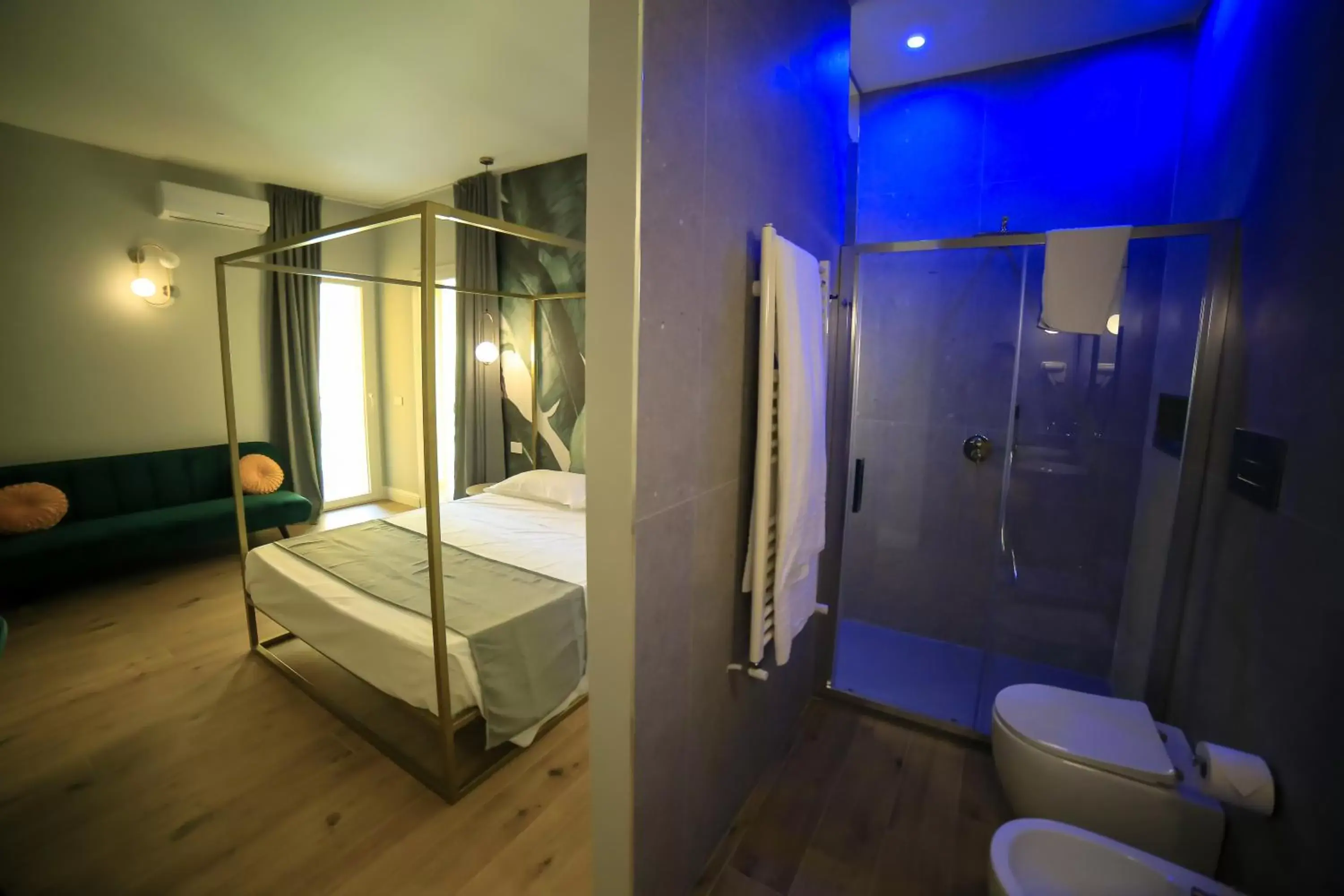 Bed, Bathroom in Krysos Luxury Rooms