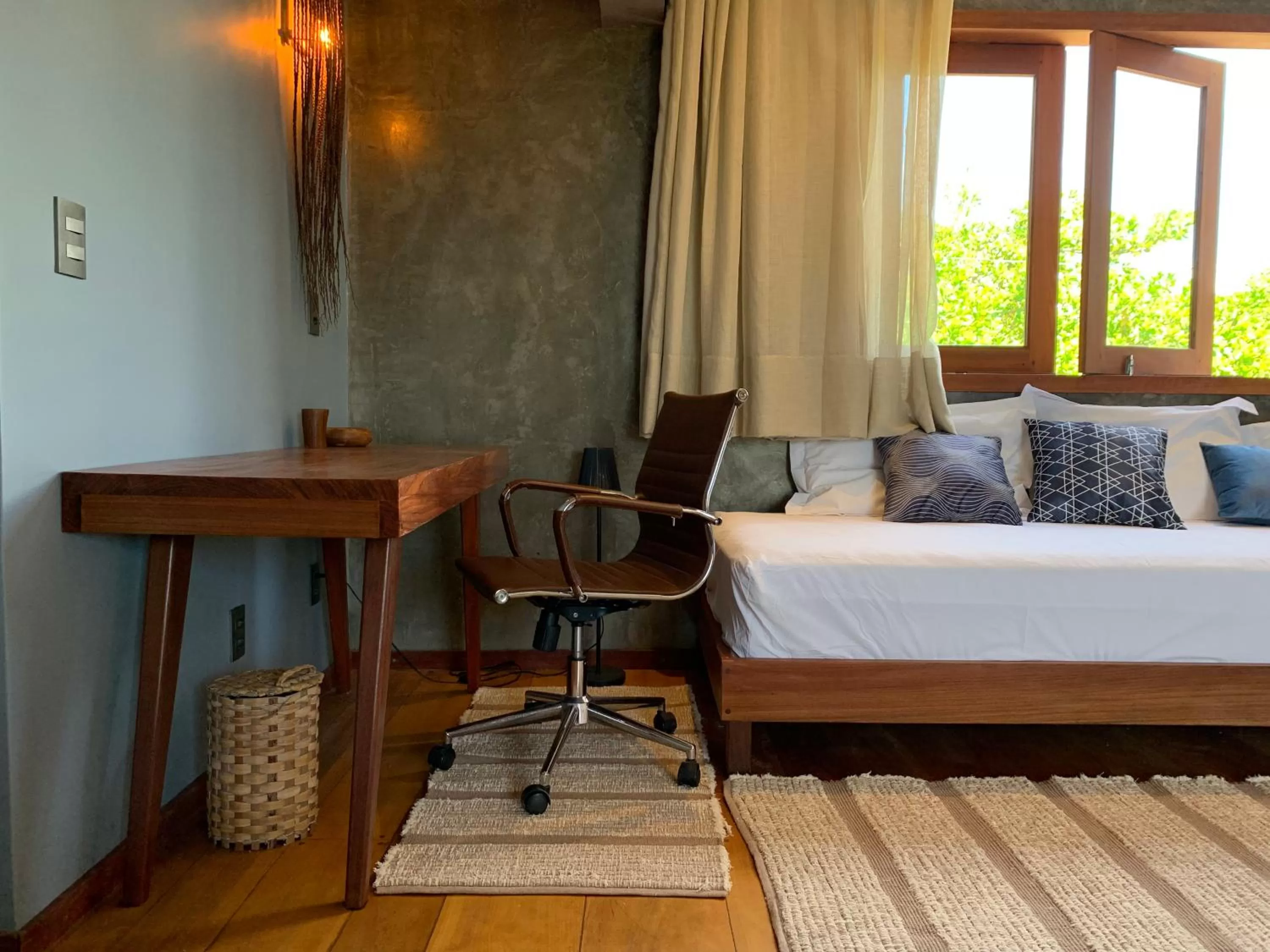 Seating area, Bed in Vila das Águas