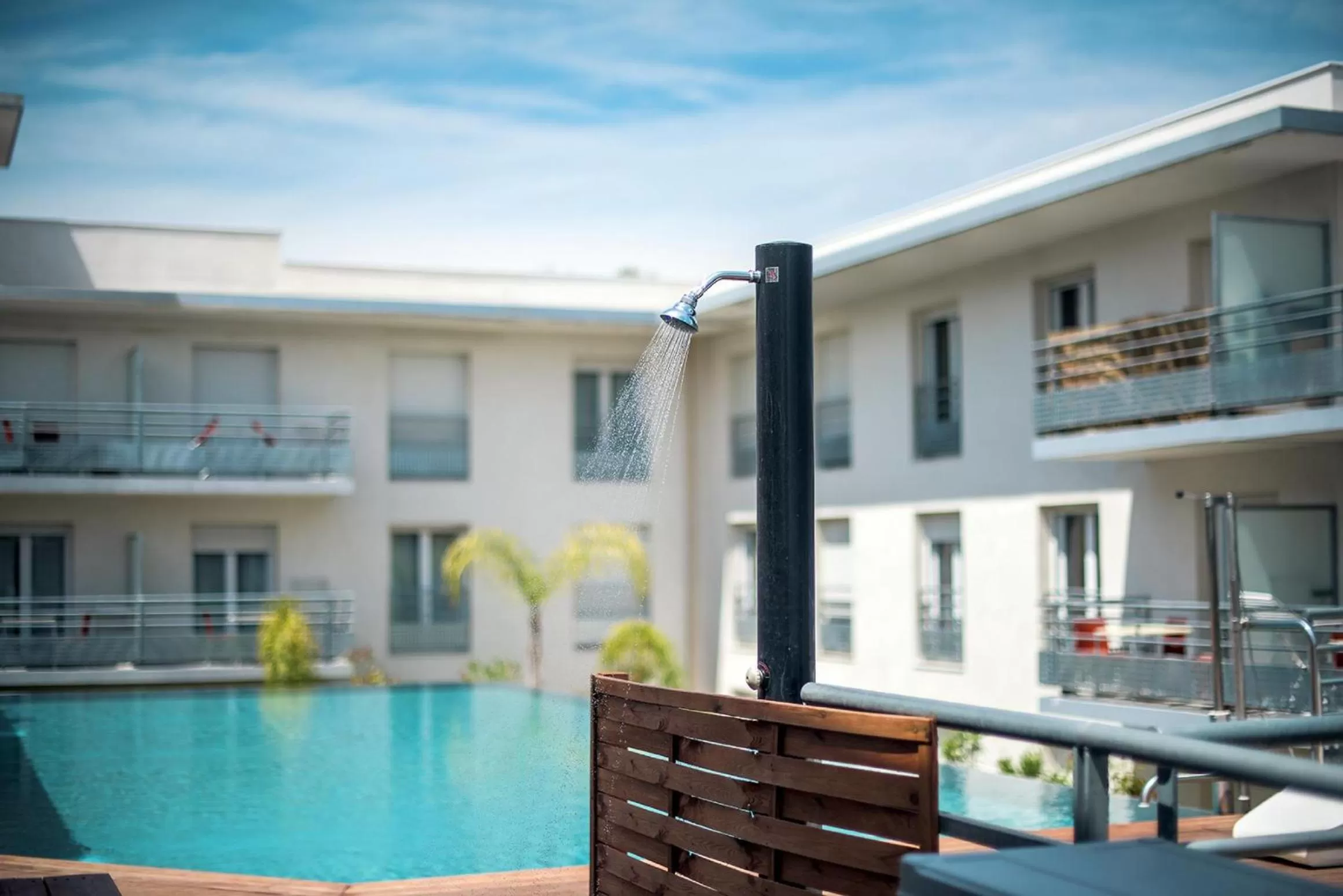 Swimming pool in Comfort Aparthotel Antibes Le Maestria