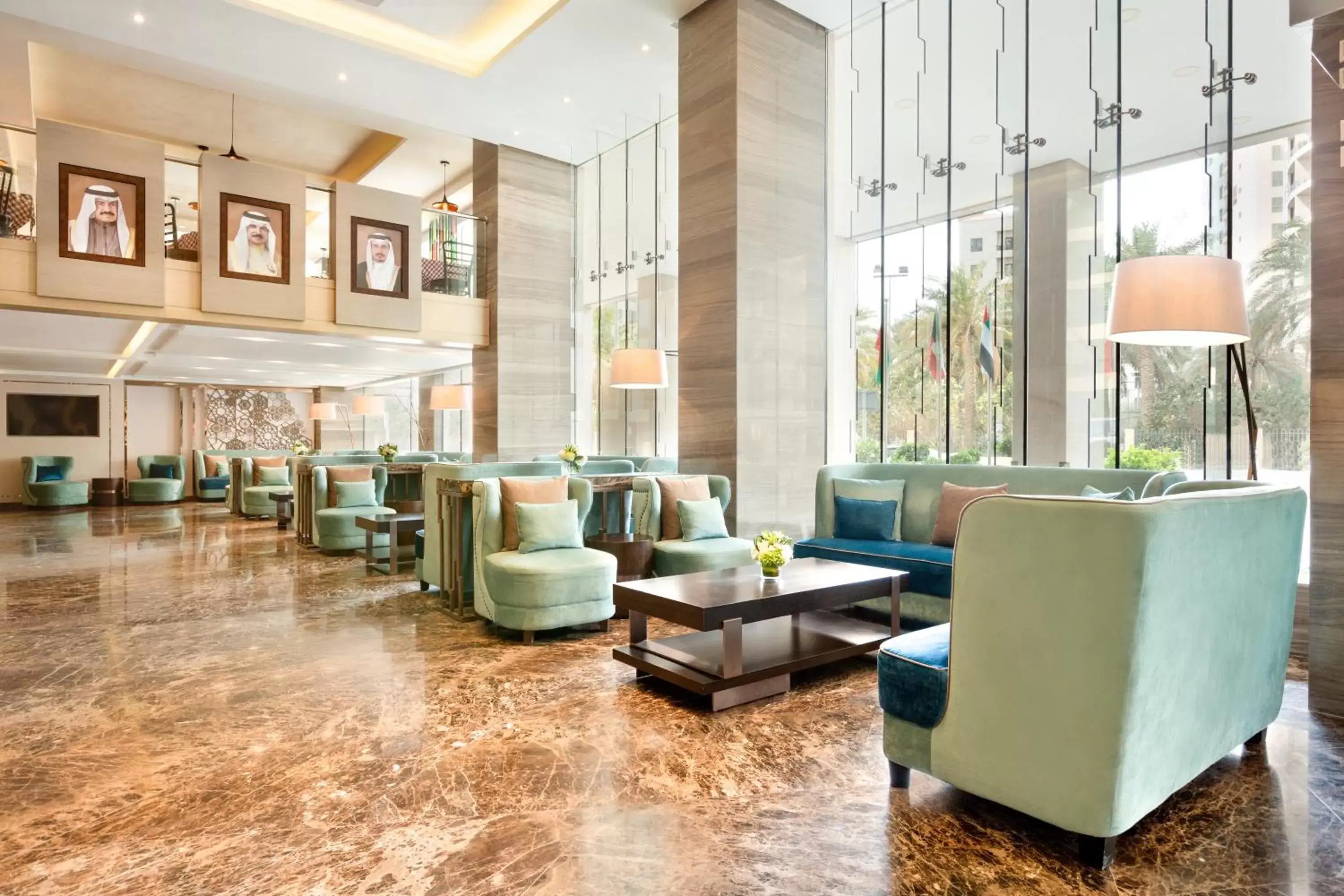 Lobby or reception in Wyndham Garden Manama