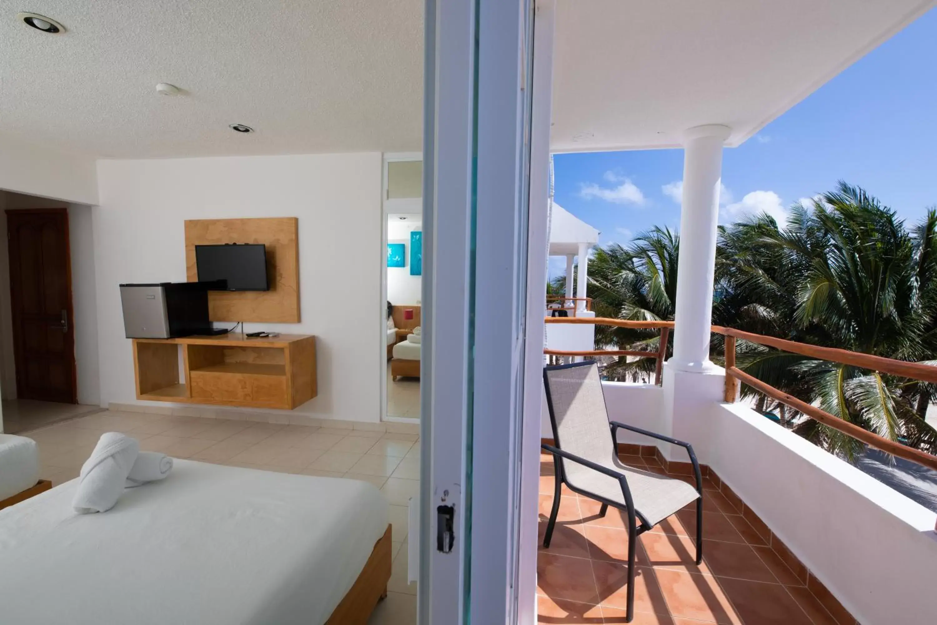 Balcony/Terrace in HOTEL & BEACH CLUB OJO DE AGUA