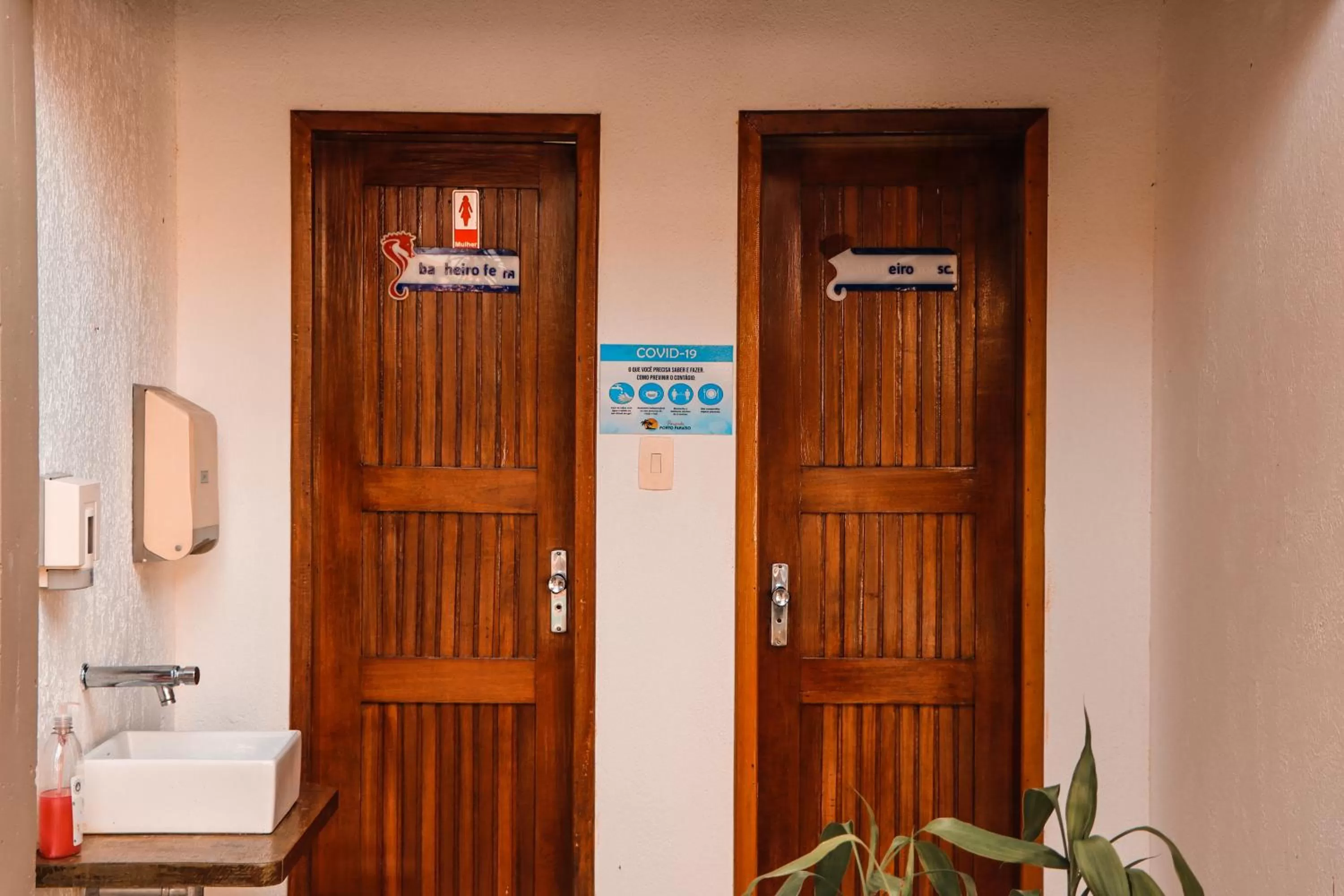 Bathroom in Pousada e Chale Porto Paraiso
