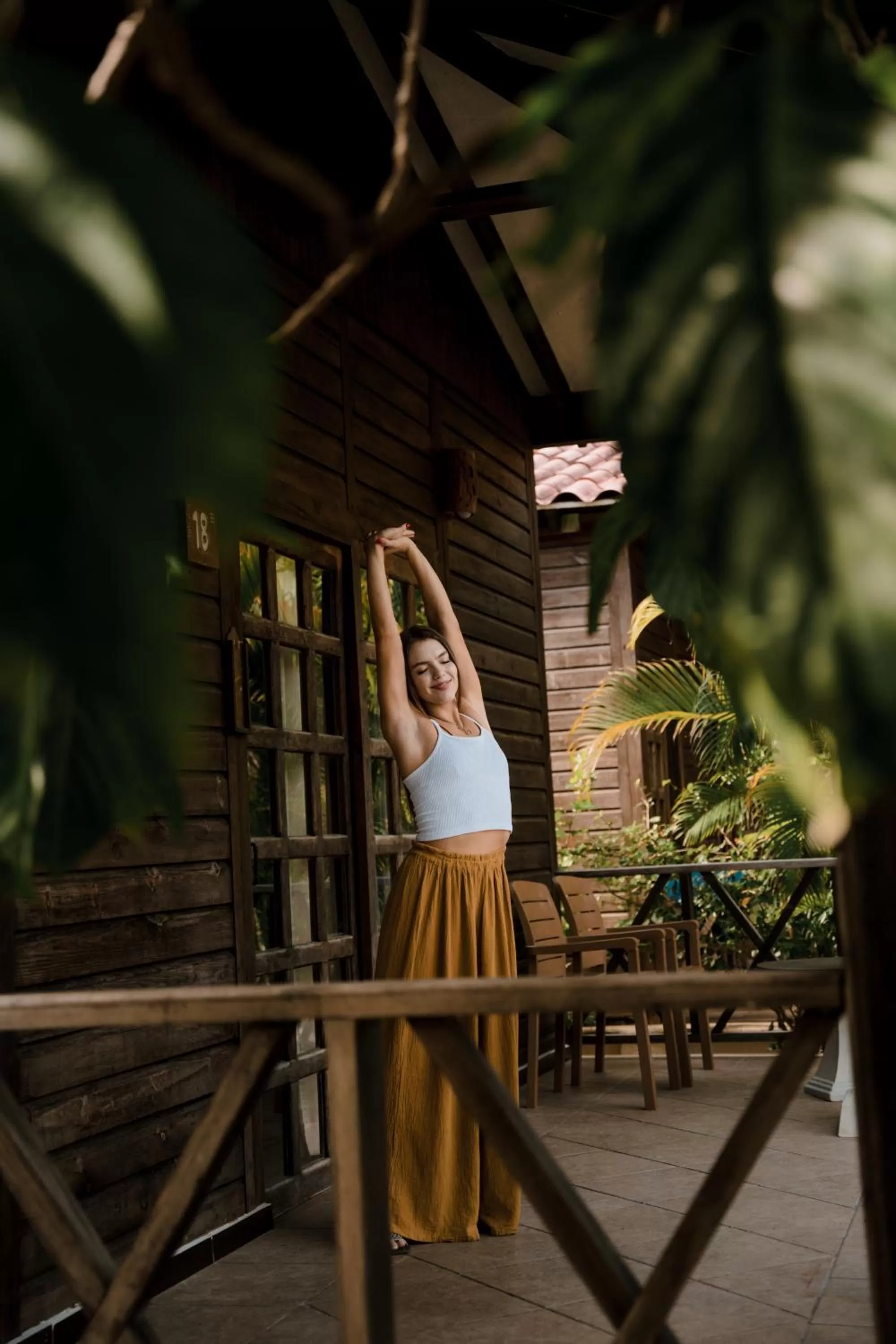 Balcony/Terrace in Petit Lafitte Beach Front Hotel & Bungalows