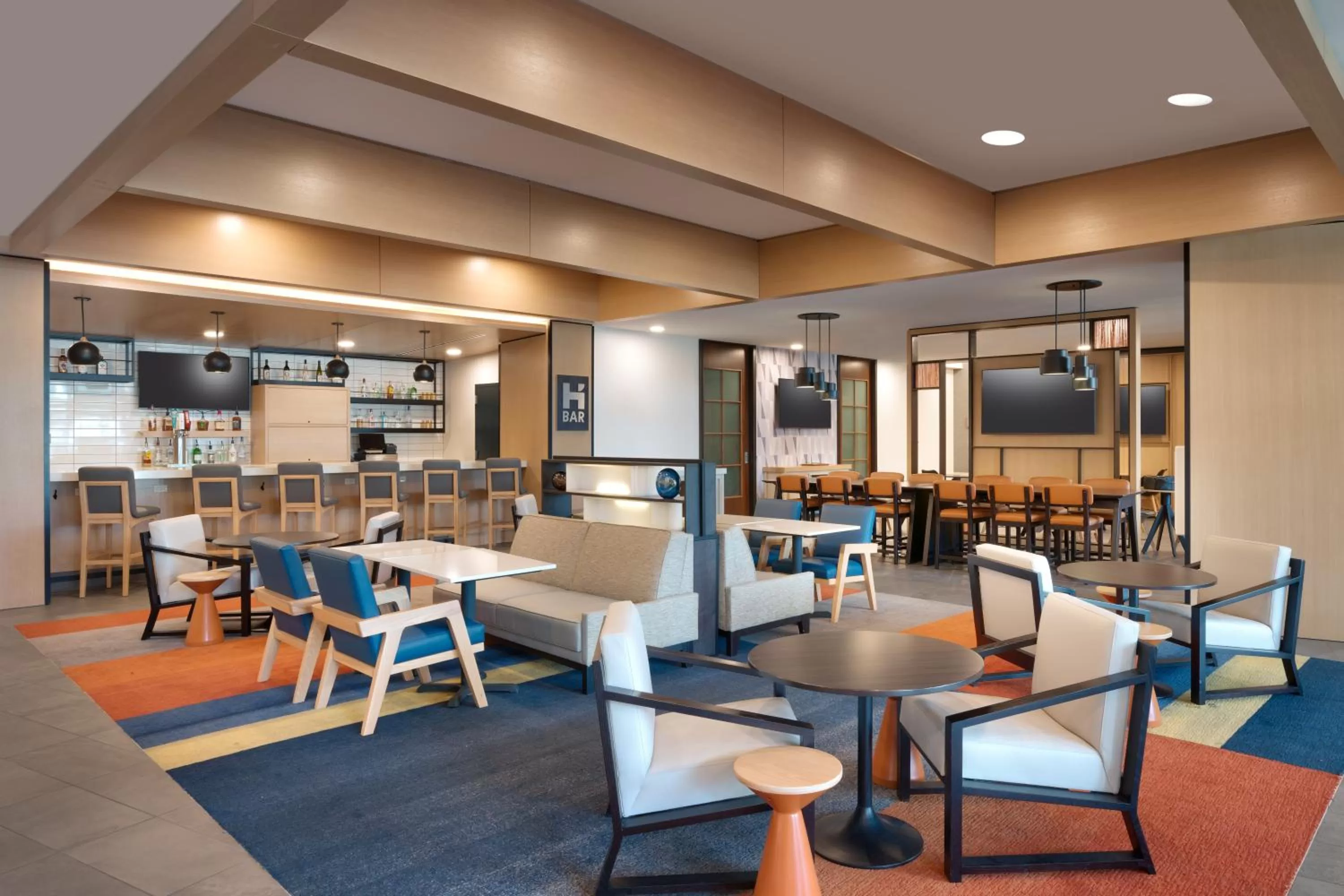 Lobby or reception in Hyatt House Rochester Mayo Clinic Area