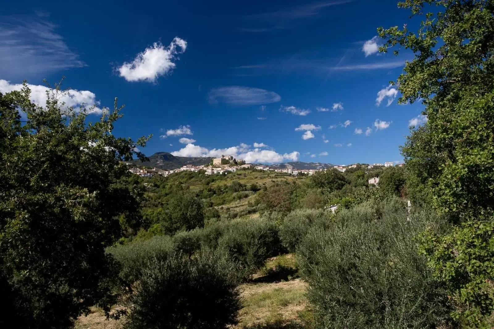 Natural landscape in Castello di Altomonte