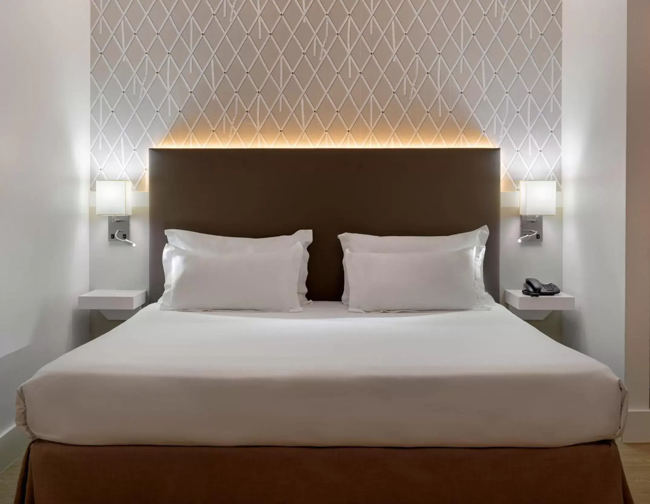 Bed in Hotel Arena Suite Bed in Hotel Arena Suite