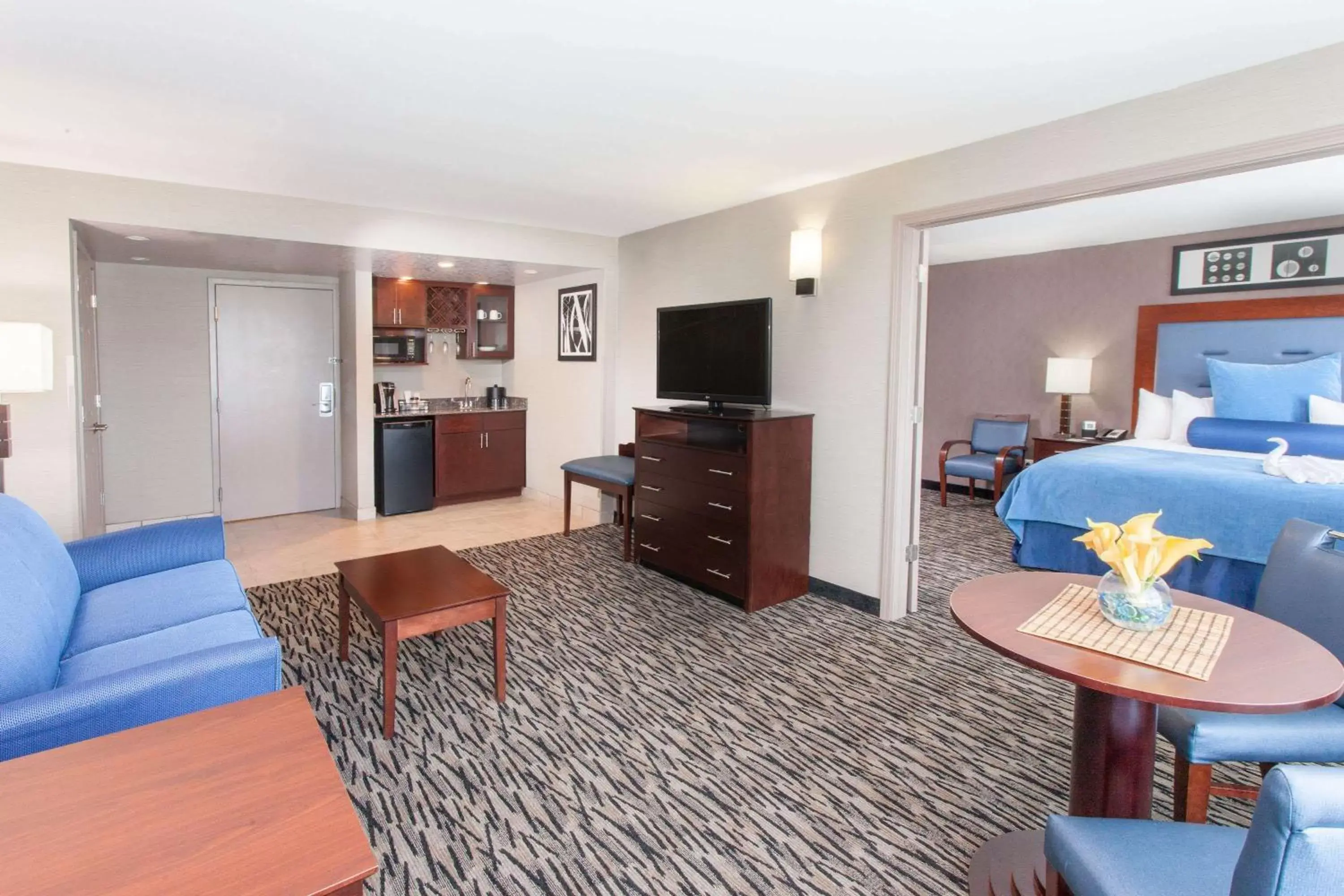 Photo of the whole room, TV/Entertainment Center in Wyndham Garden Elk Grove Village - O'Hare