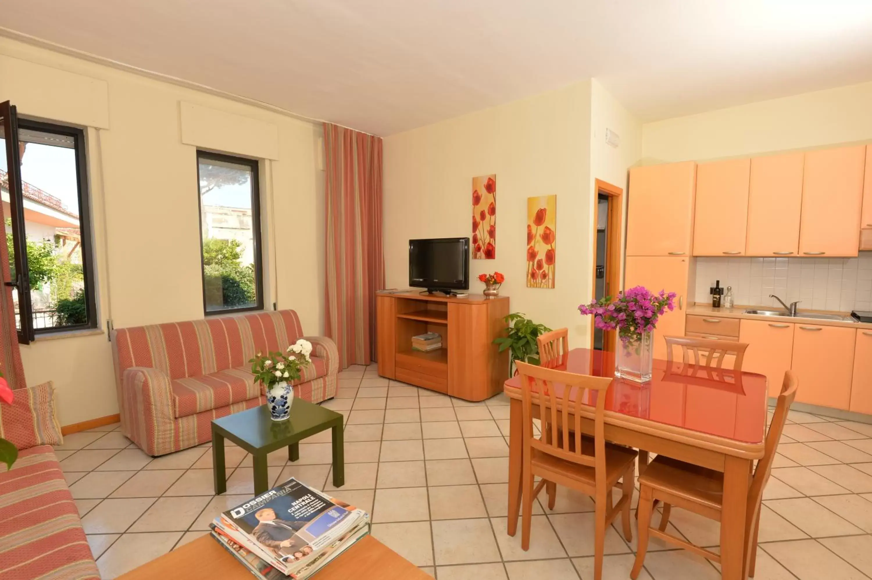 Kitchen or kitchenette, Dining Area in Miramare Residence