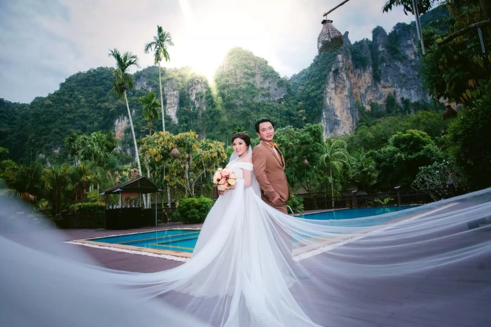 Swimming pool in Aonang Phu Petra Resort, Krabi - SHA Plus