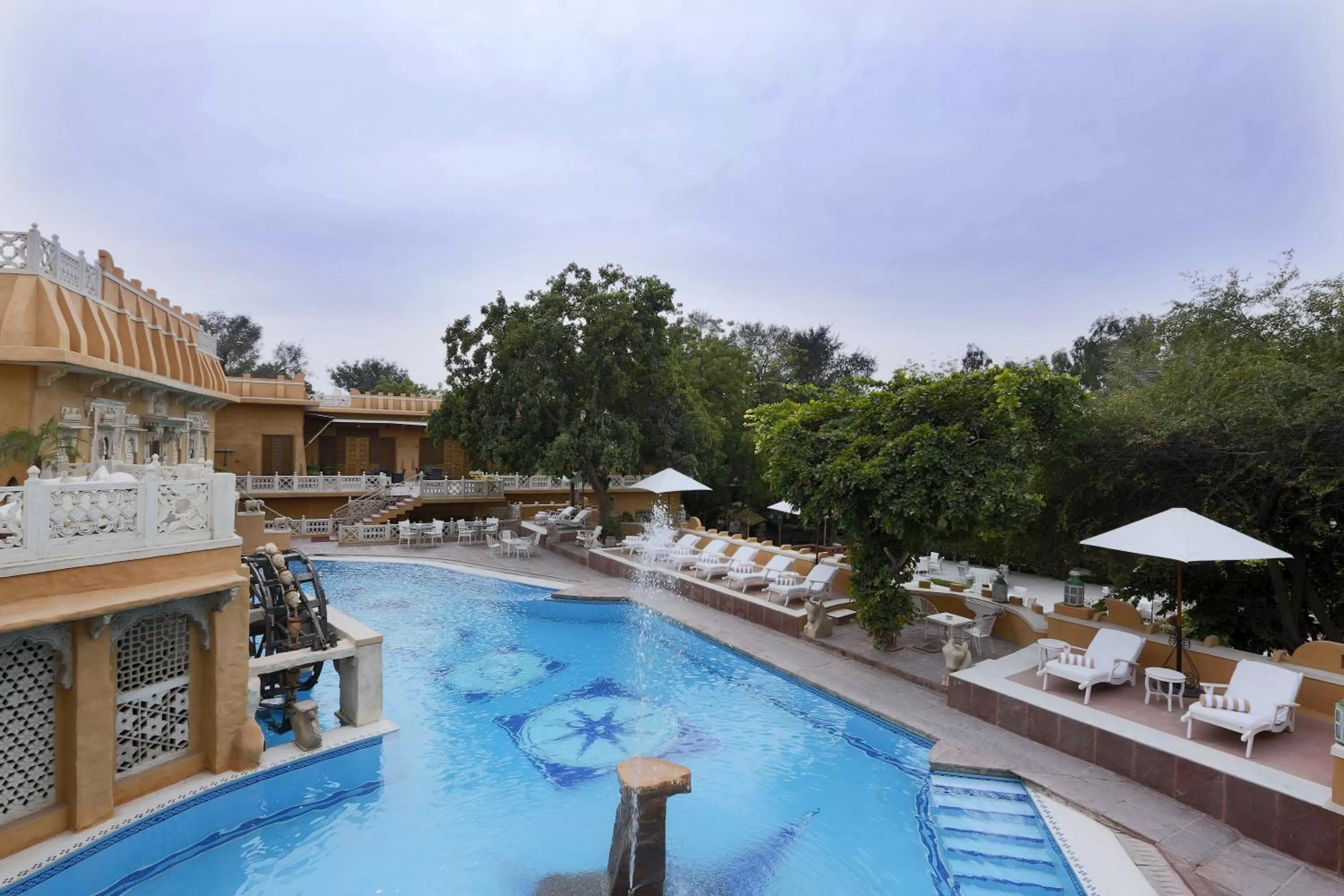 Swimming pool in Ajit Bhawan - A Palace Resort
