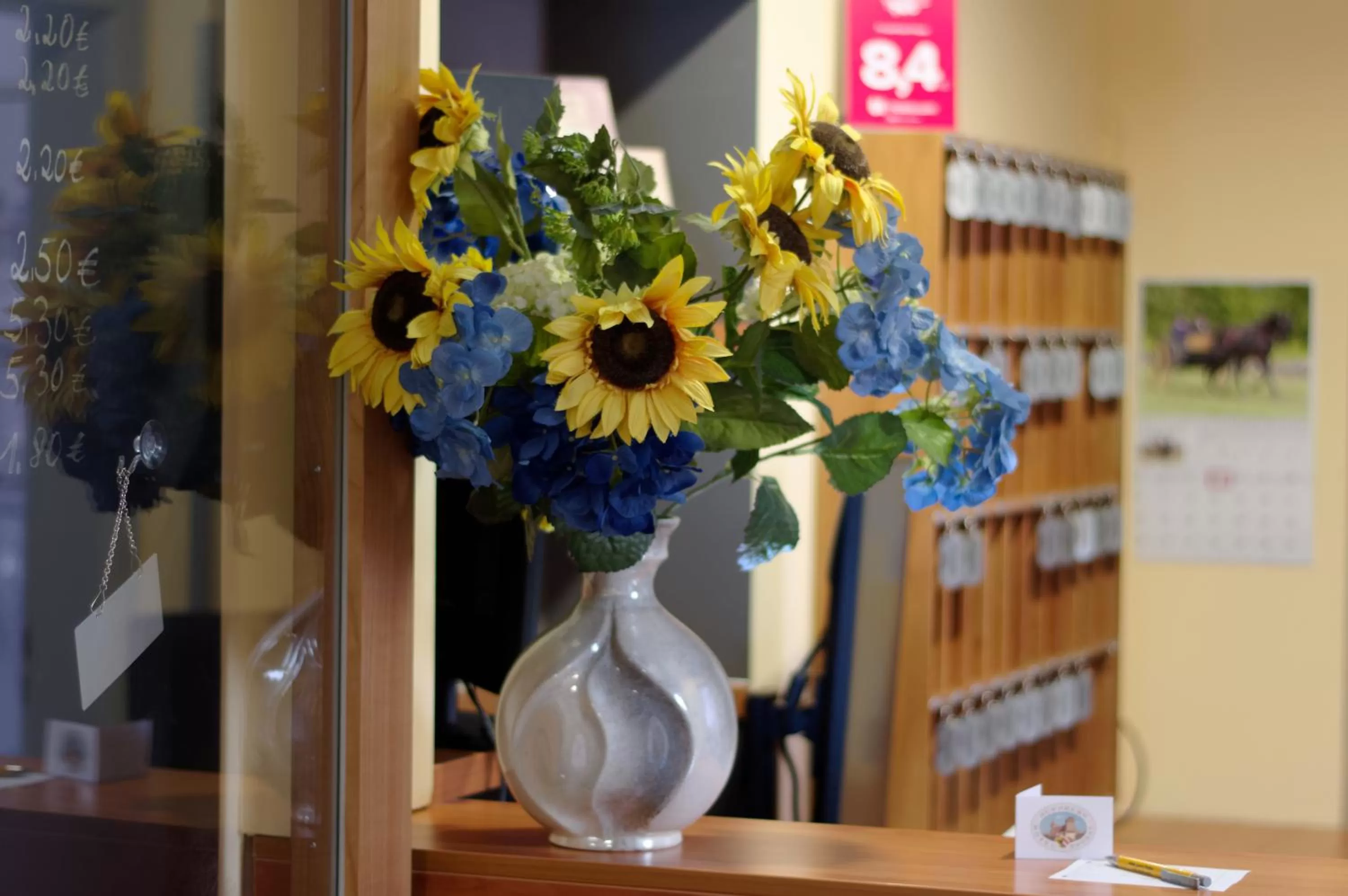 Lobby or reception in PrivatHotel Probst