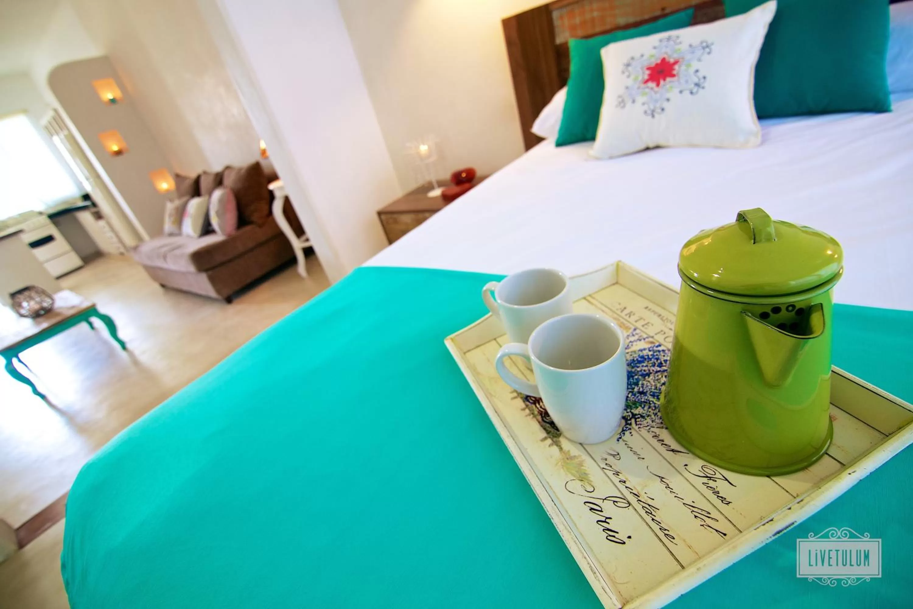 Bedroom, Bed in LiveTulum