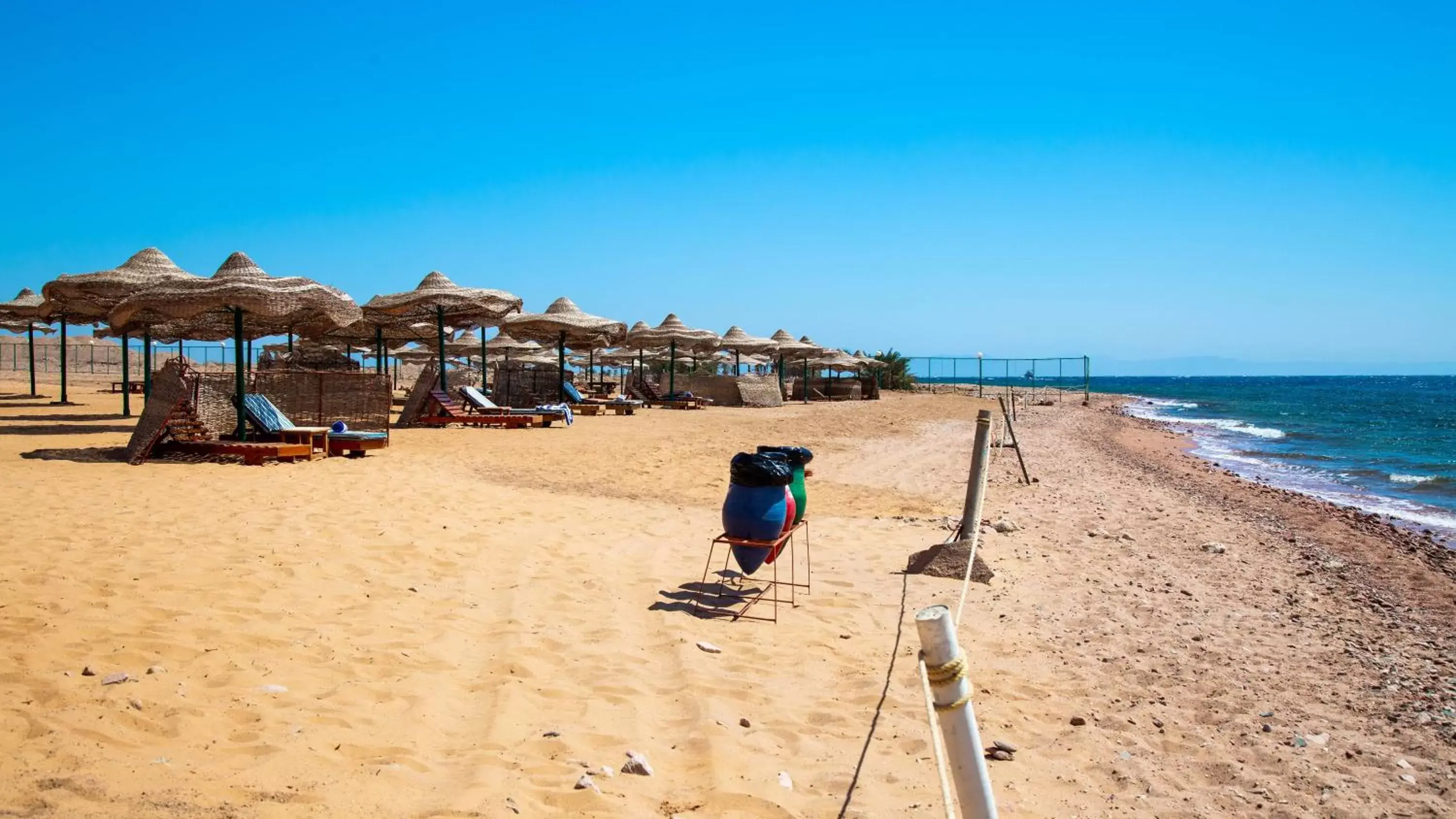 Beach in Happy Life Village Dahab