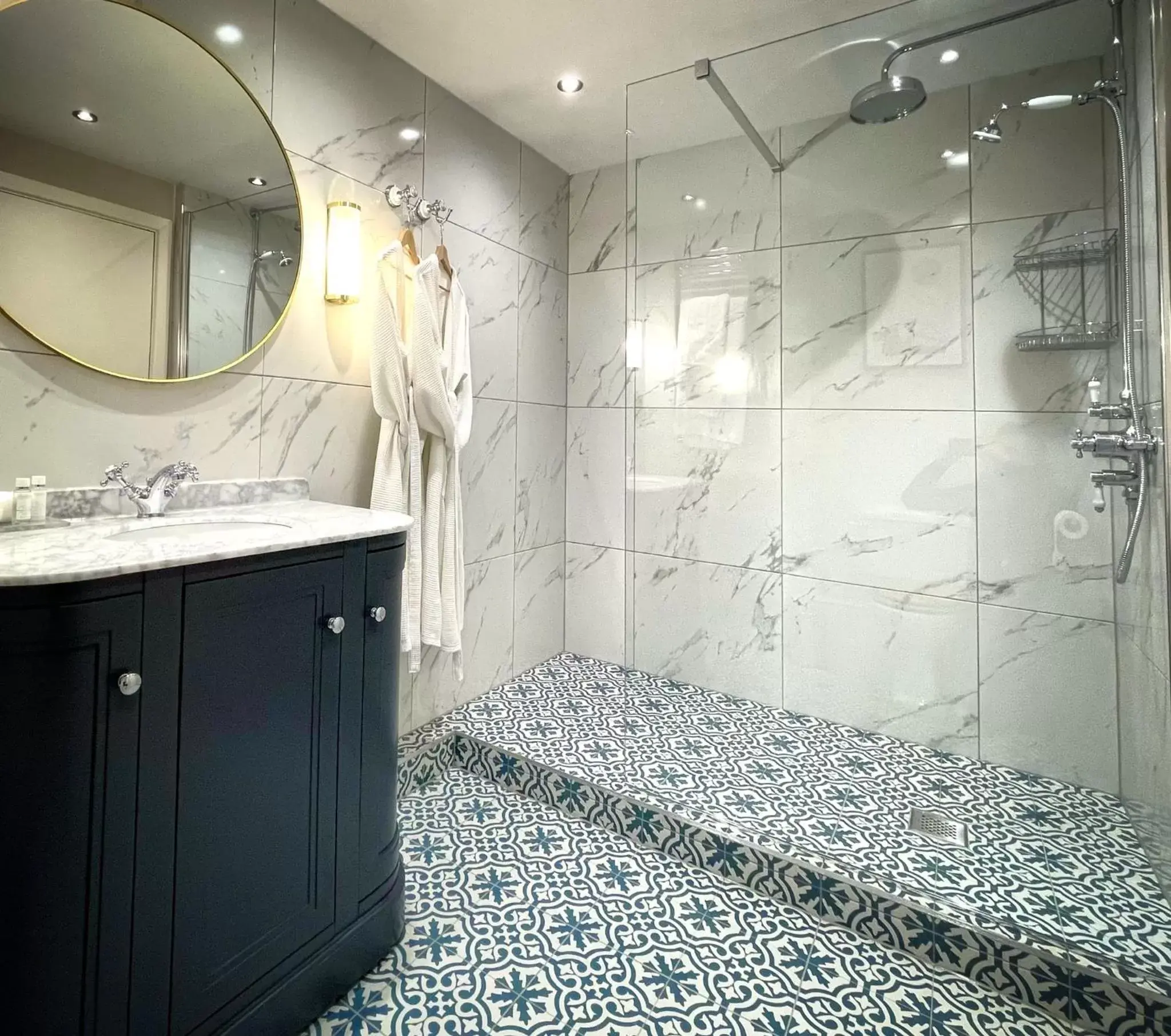 Shower, Bathroom in Holdsworth House Hotel