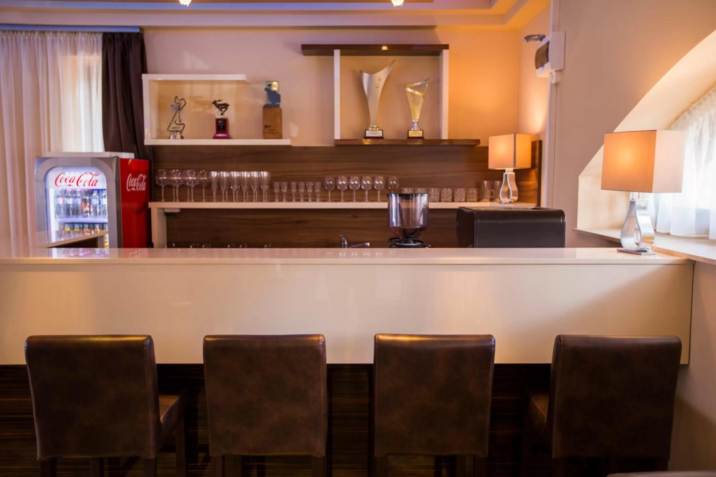 Lounge or bar in Pole Position Beach Hotel