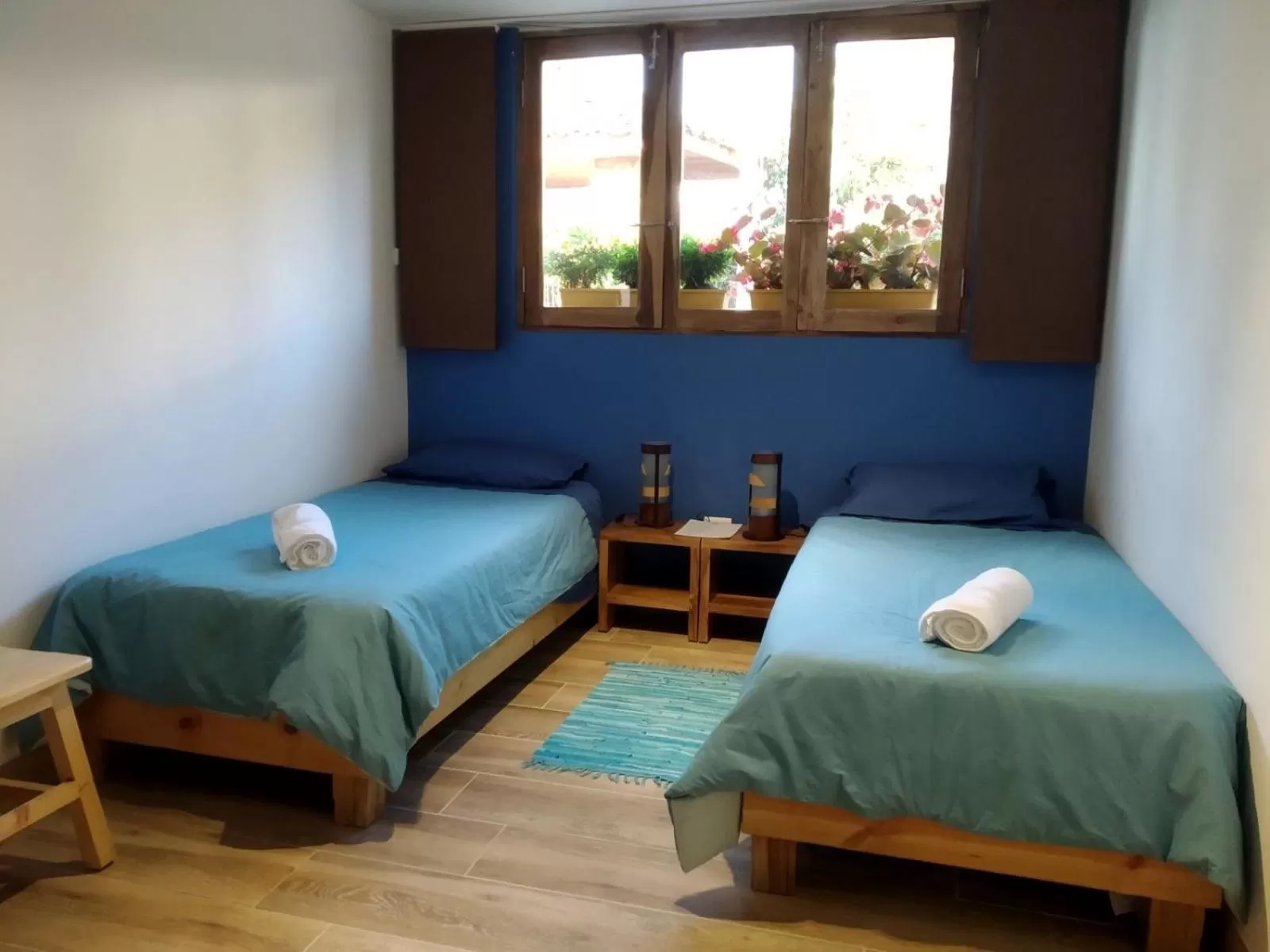 Bed in Hotel La Caracola