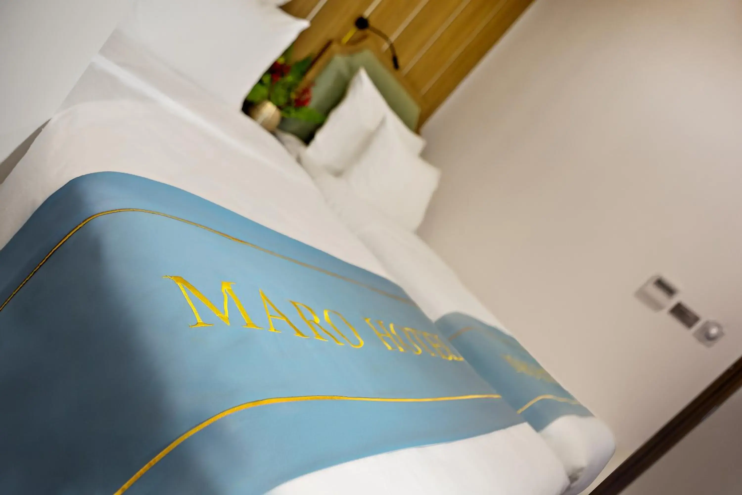 Property logo or sign, Bed in MARO Hotel