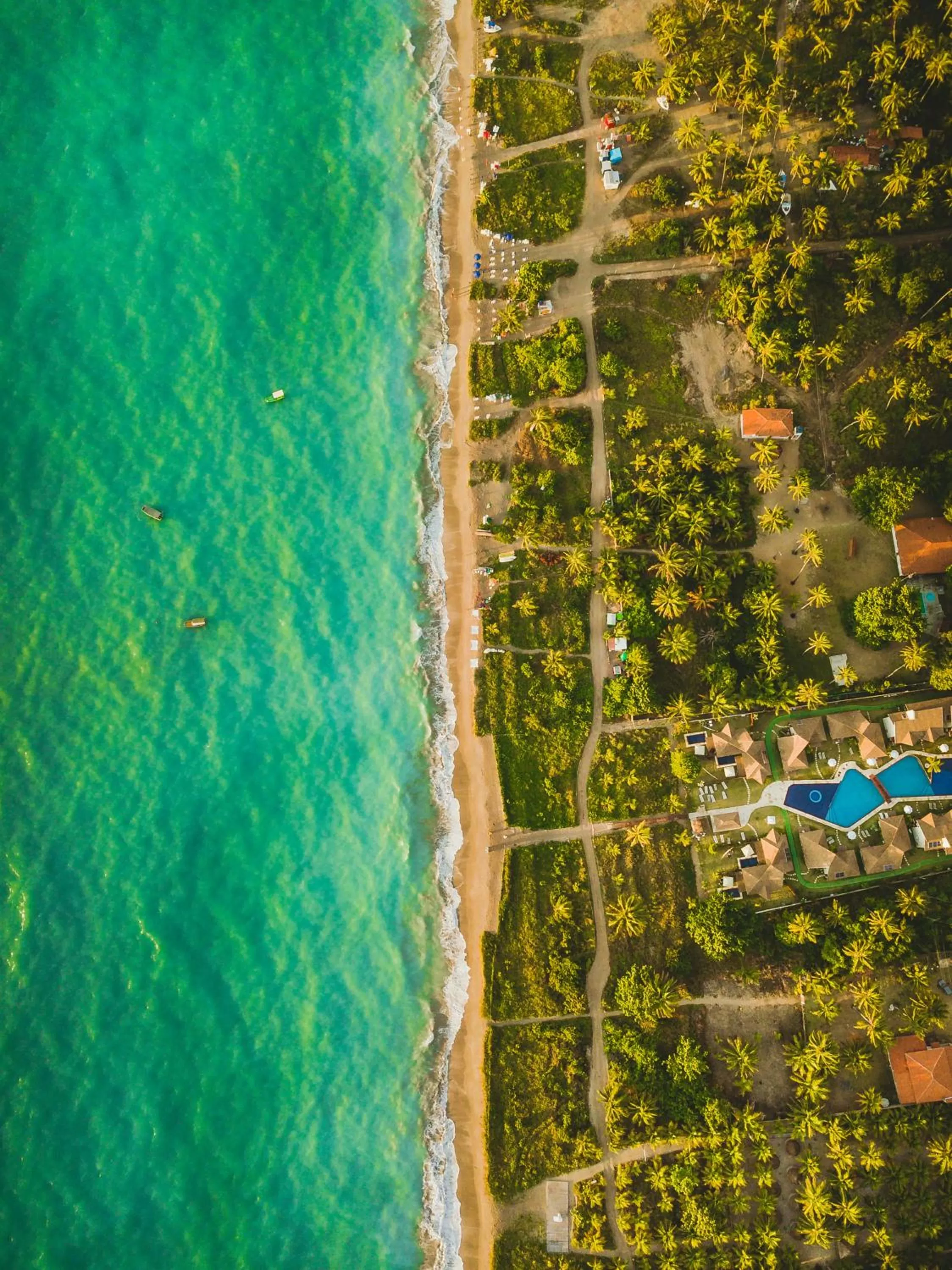 Natural landscape in Pousada Rangai
