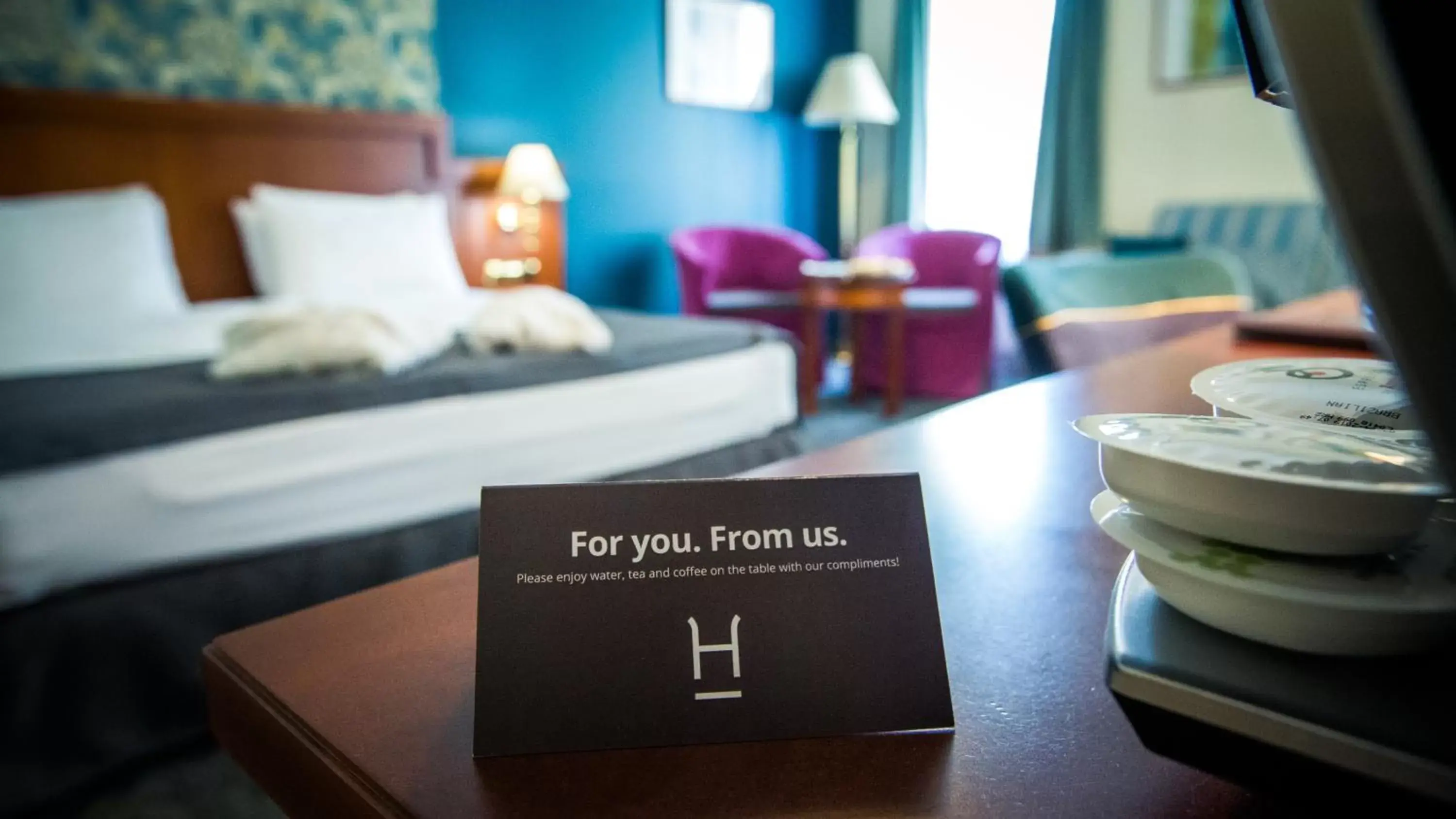 Property logo or sign, Bed in Hestia Hotel Jugend