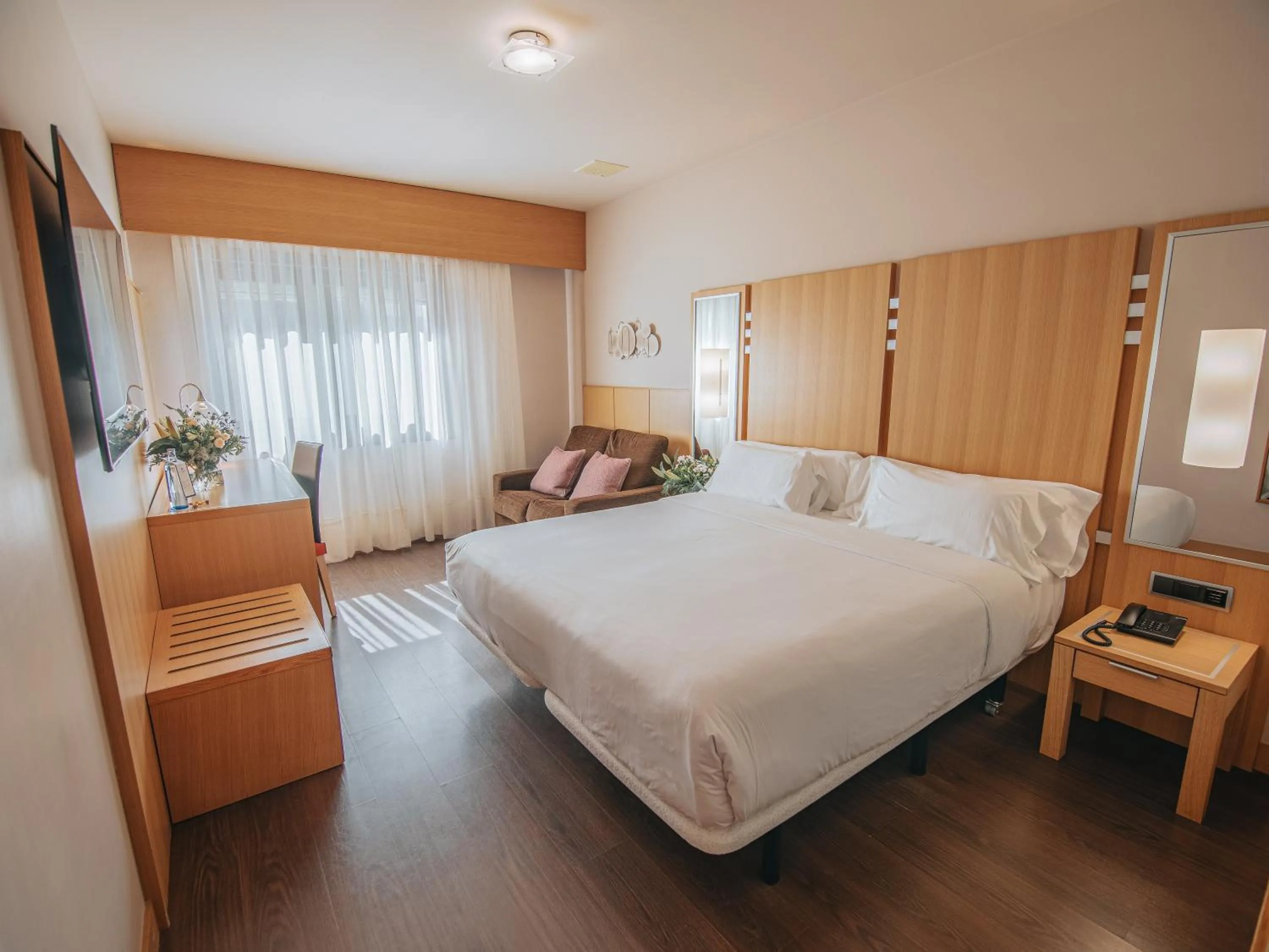 Bed in Gran Talaso Hotel Sanxenxo