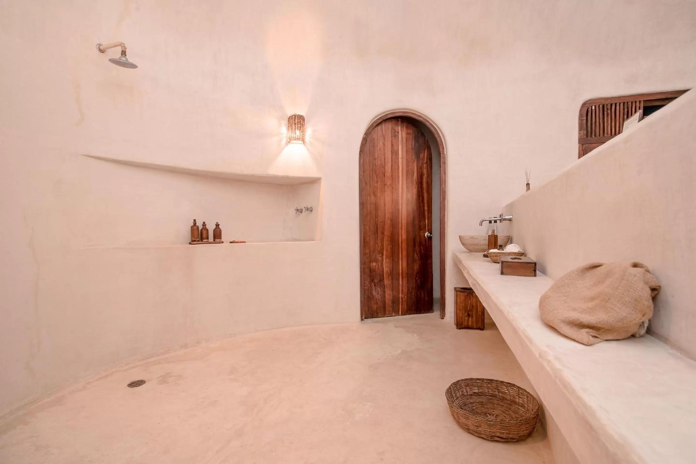 Bathroom, Bed in Papaya Playa Project, Tulum, a Member of Design Hotels