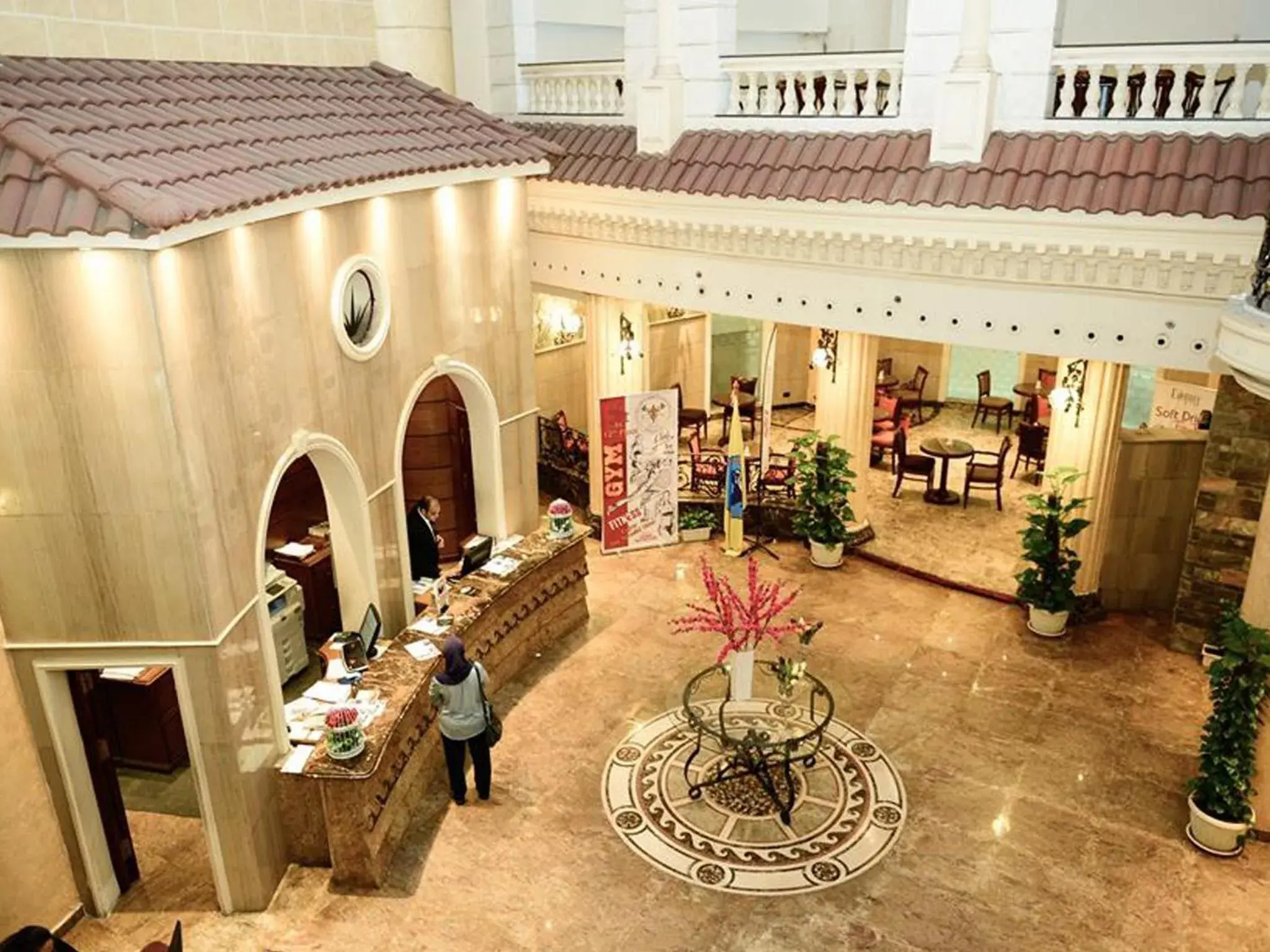 Lobby or reception, Restaurant/Places to Eat in Cherry Maryski Hotel