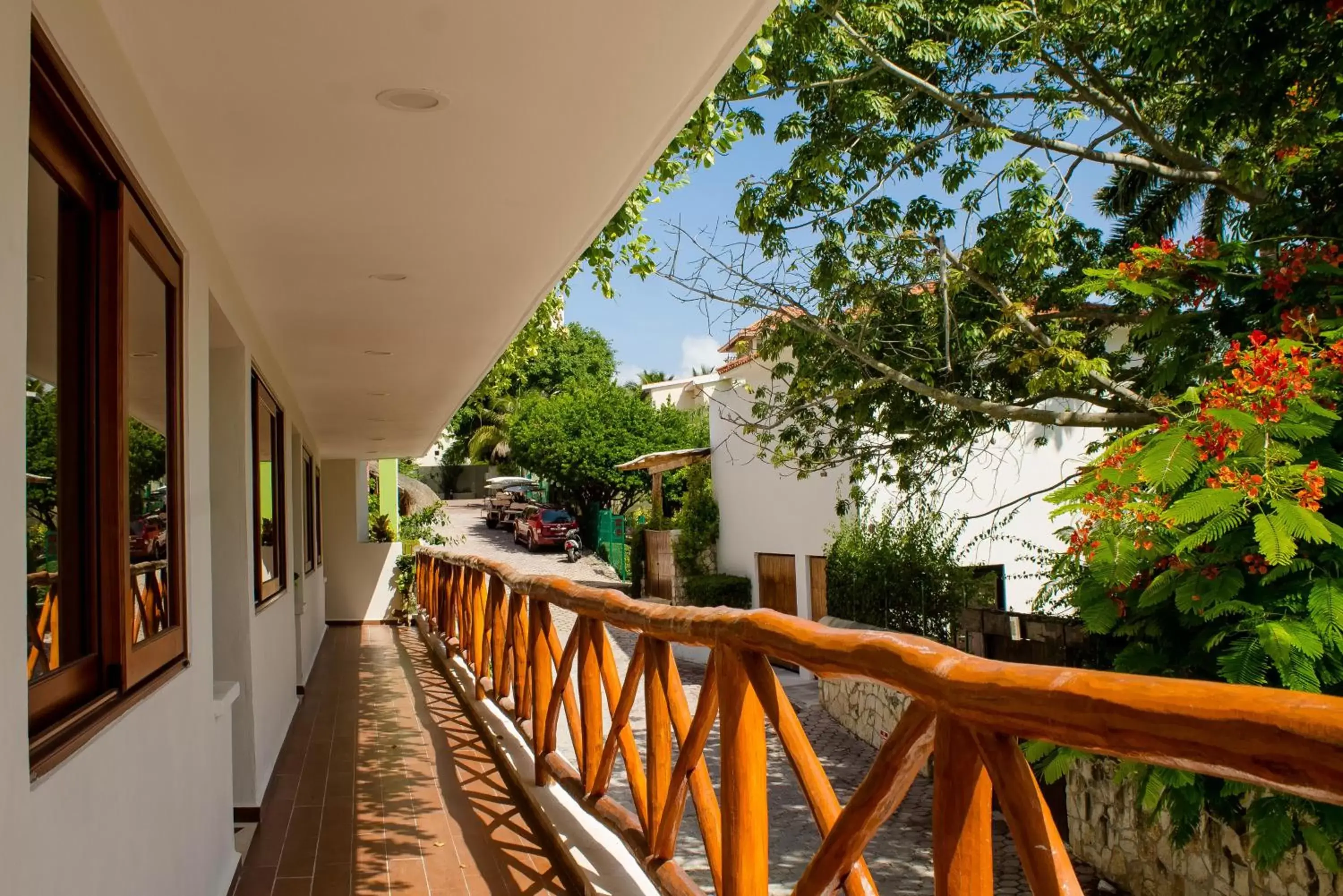 Balcony/Terrace in Casa Azul Maya