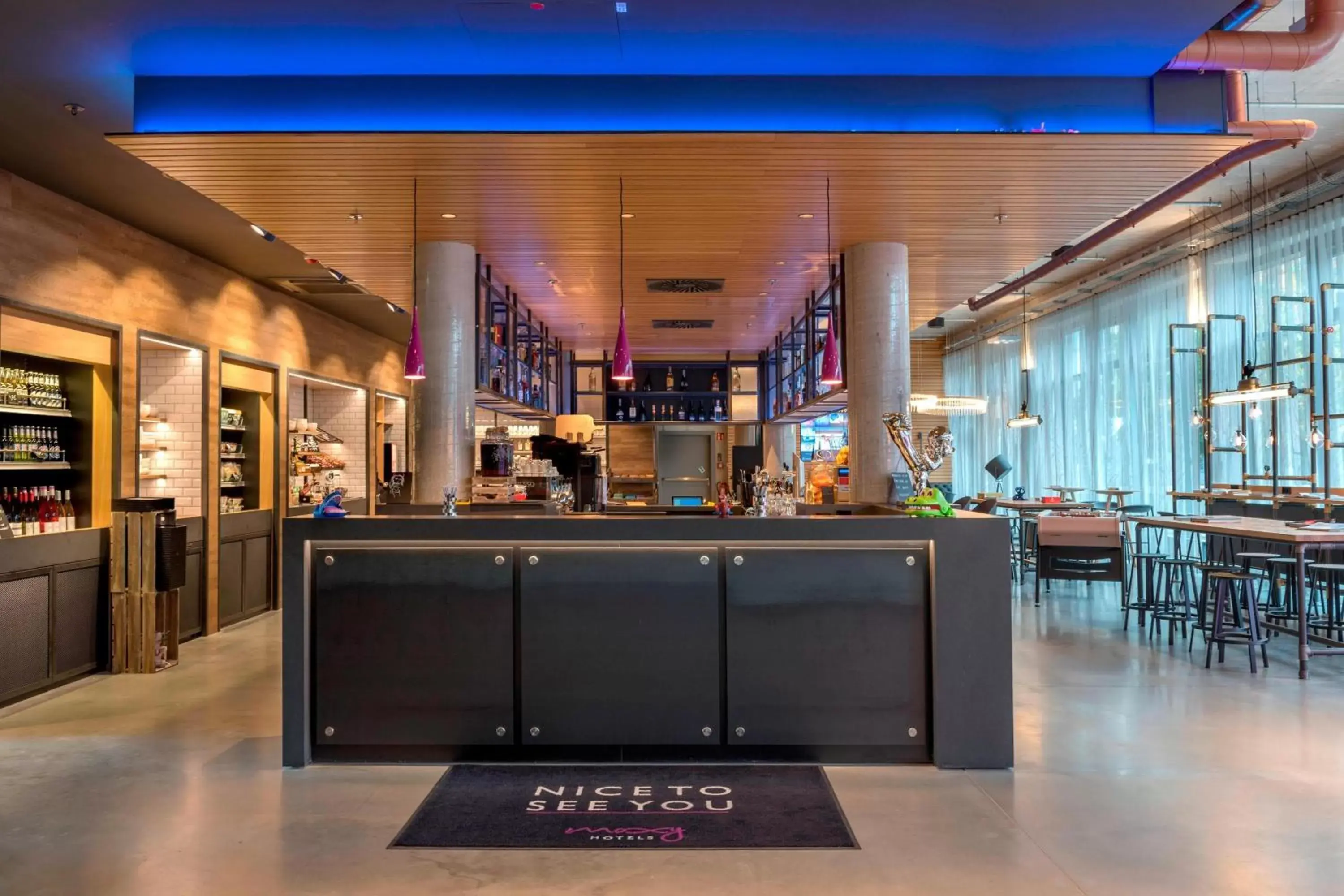 Lobby or reception in Moxy Ludwigshafen