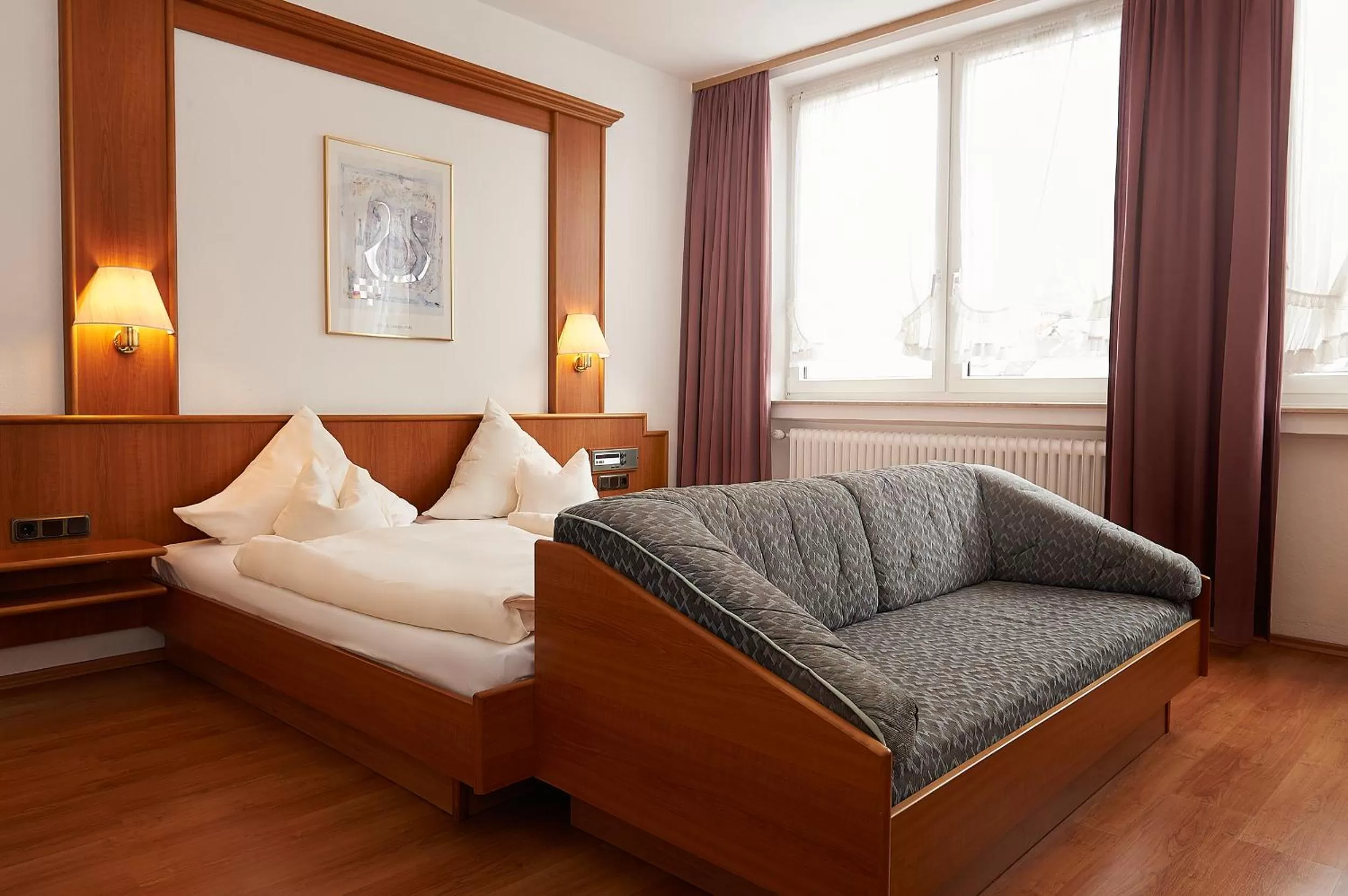 Bedroom, Bed in Vegan Hotel und Restaurants Nicolay 1881