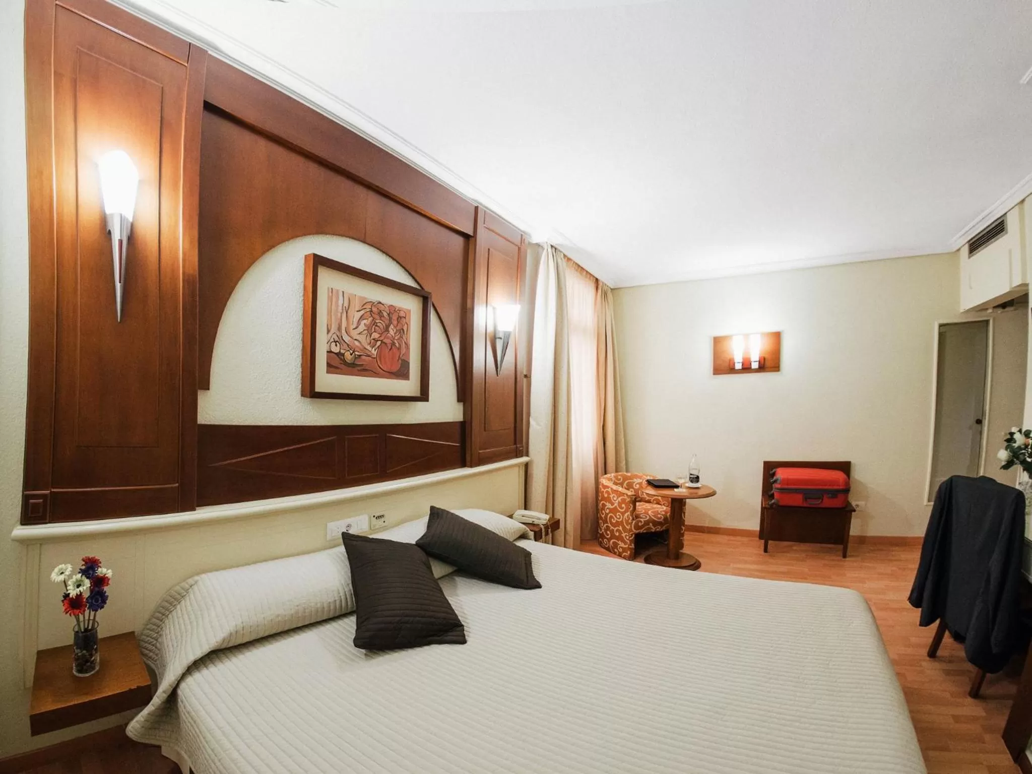 Bedroom, Bed in Hotel Pasarela