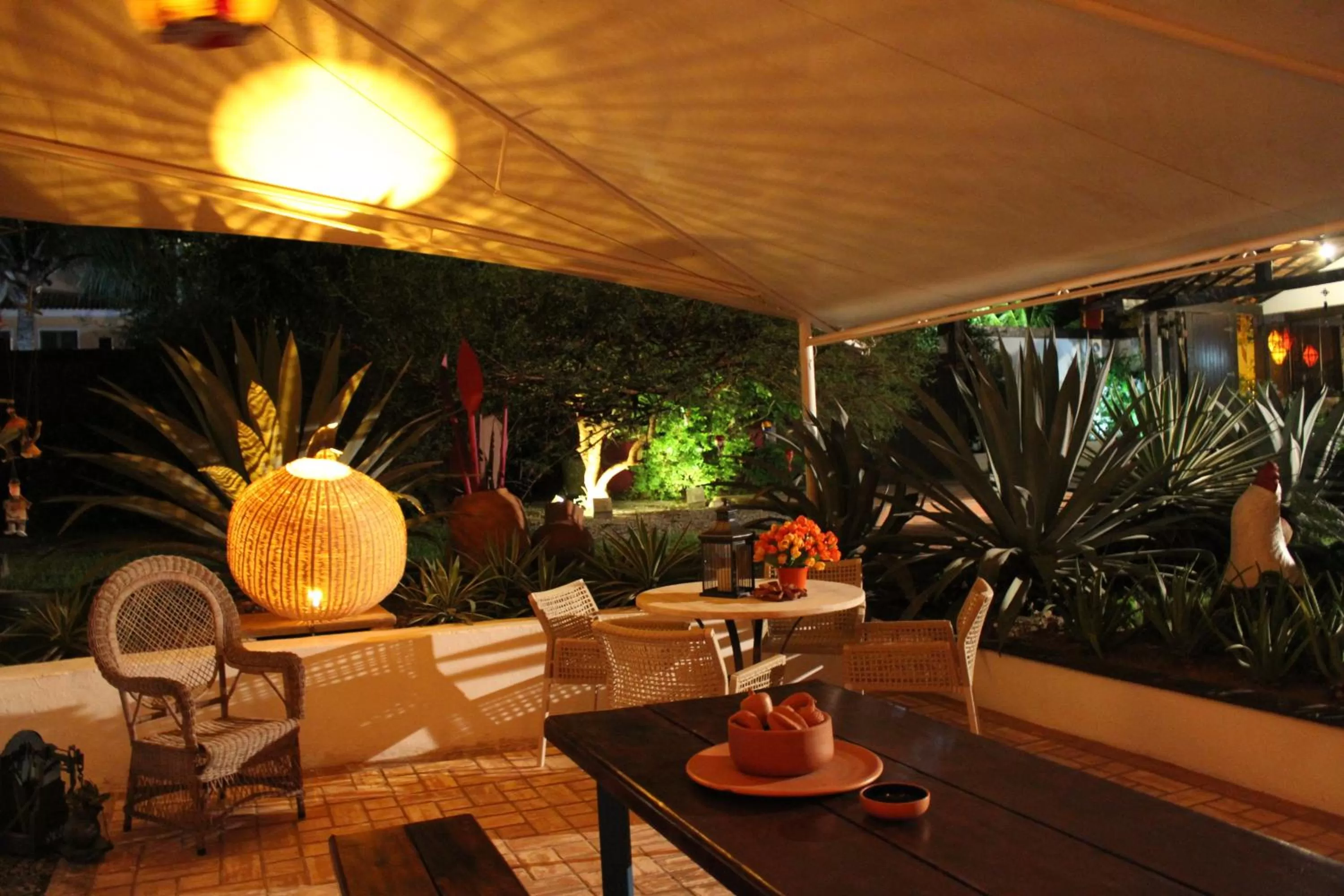 Patio in Hospedaria Entre Amigos