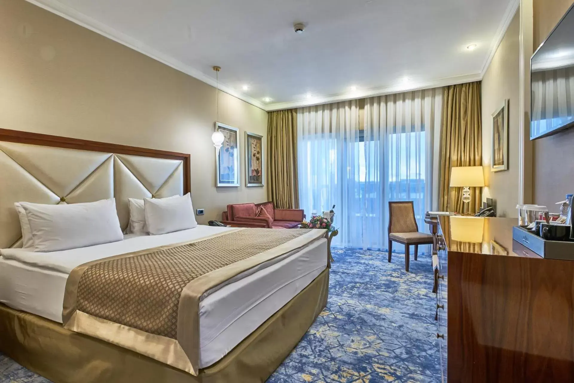 Bed in Rixos President Hotel Astana