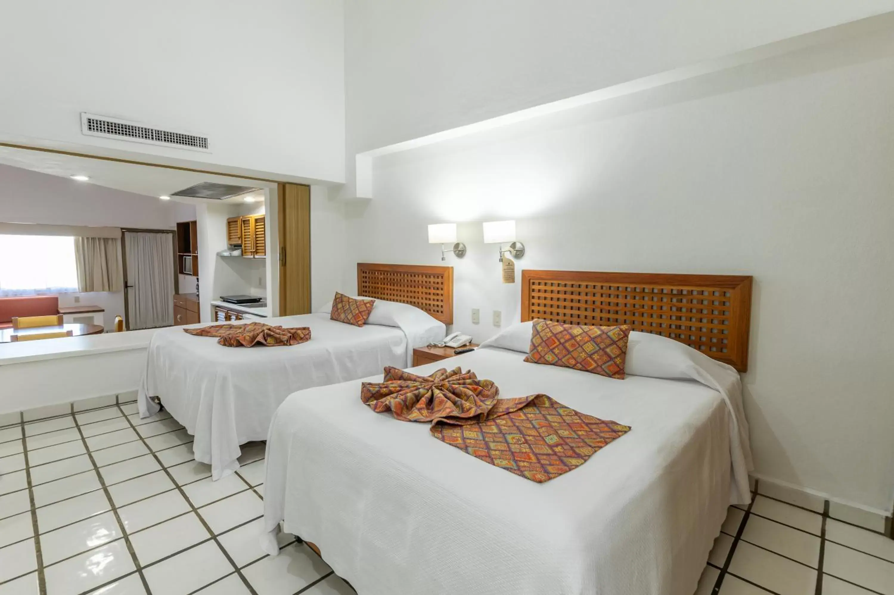 Bedroom in Costa de Oro Beach Hotel