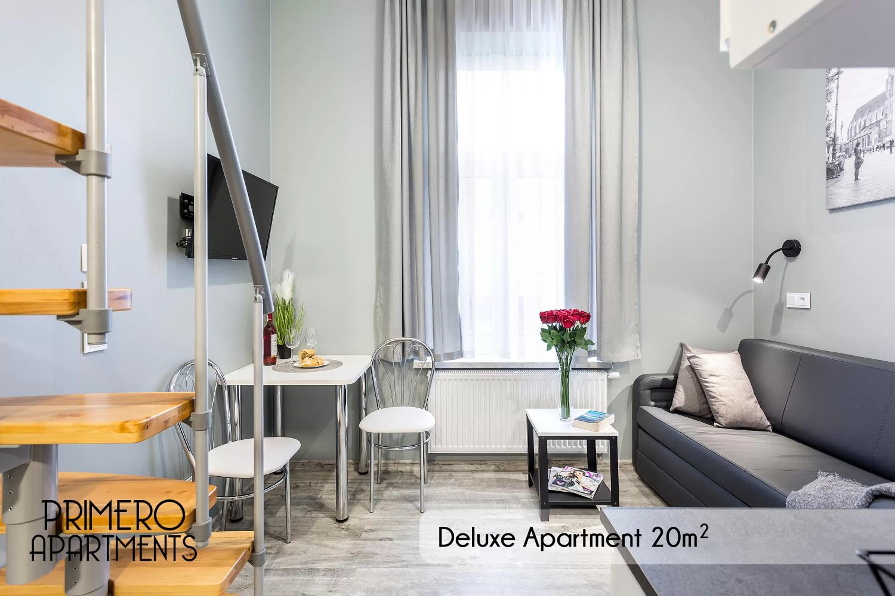 Living room, Seating Area in PRIMERO Elegant Apartments KRAKÓW Old Town