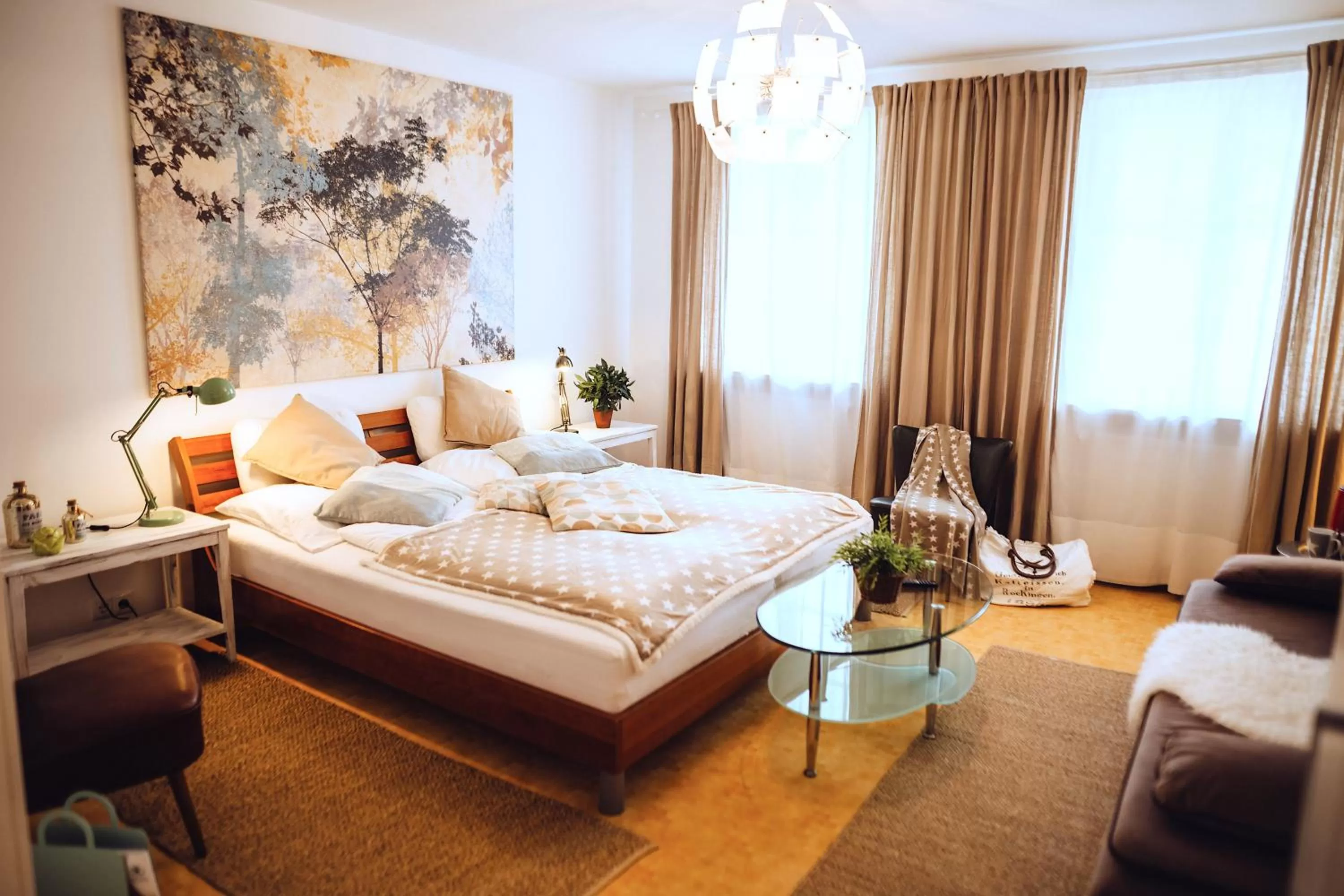 Bed in Das Hotel Stern, B&B KG - digital & contactless check-in