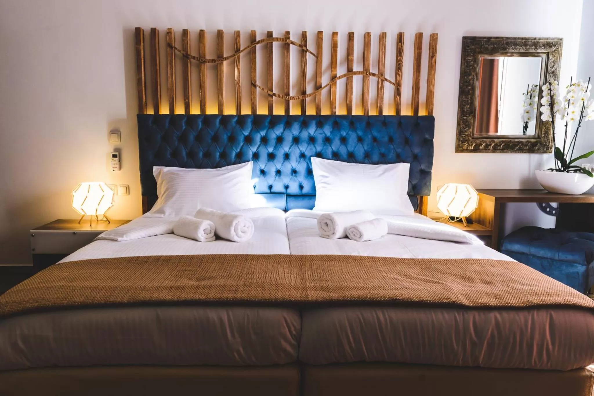 Bed in Dome Rooms Downtown