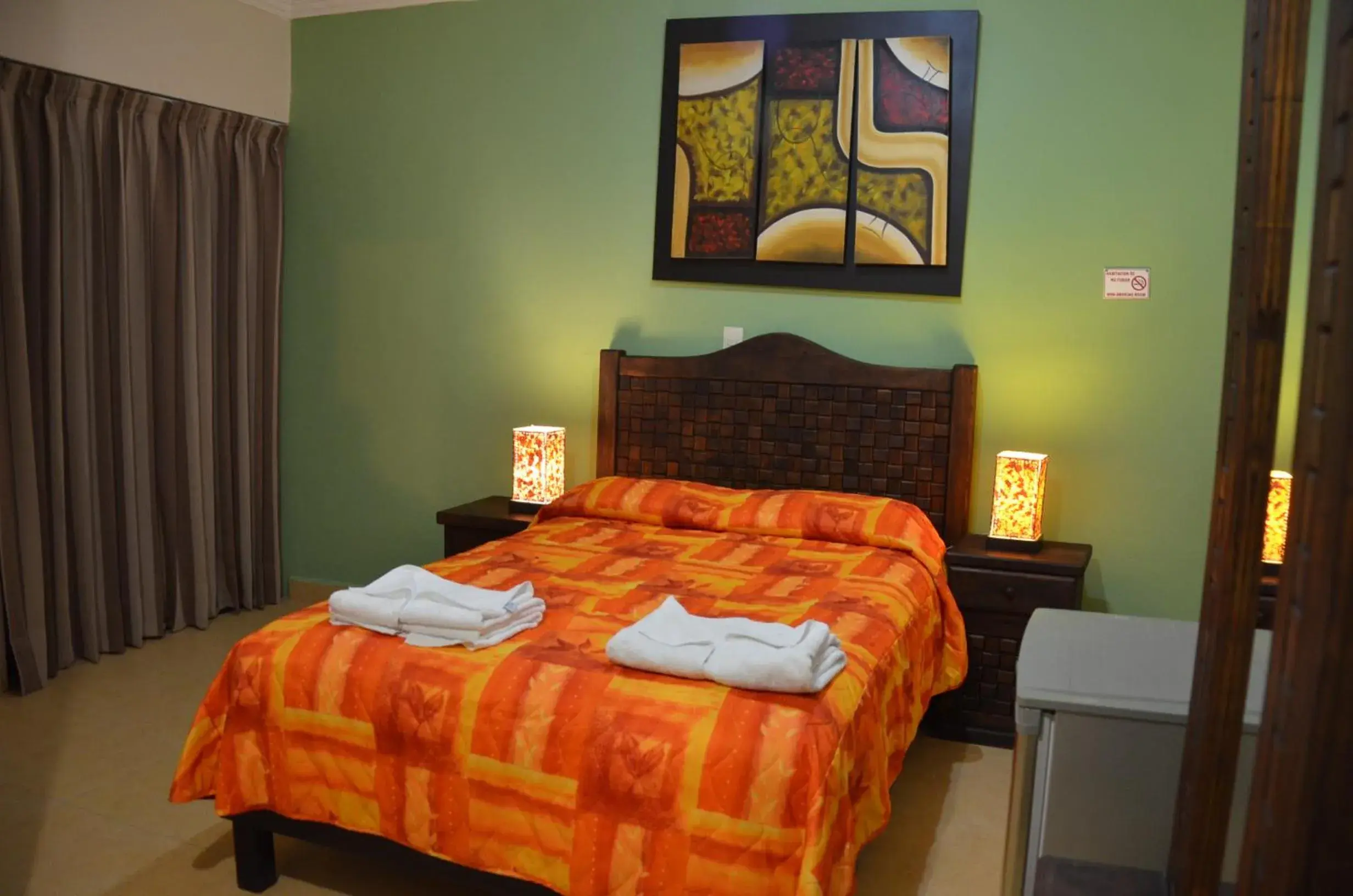 Bed in Terracota Corner Rooms