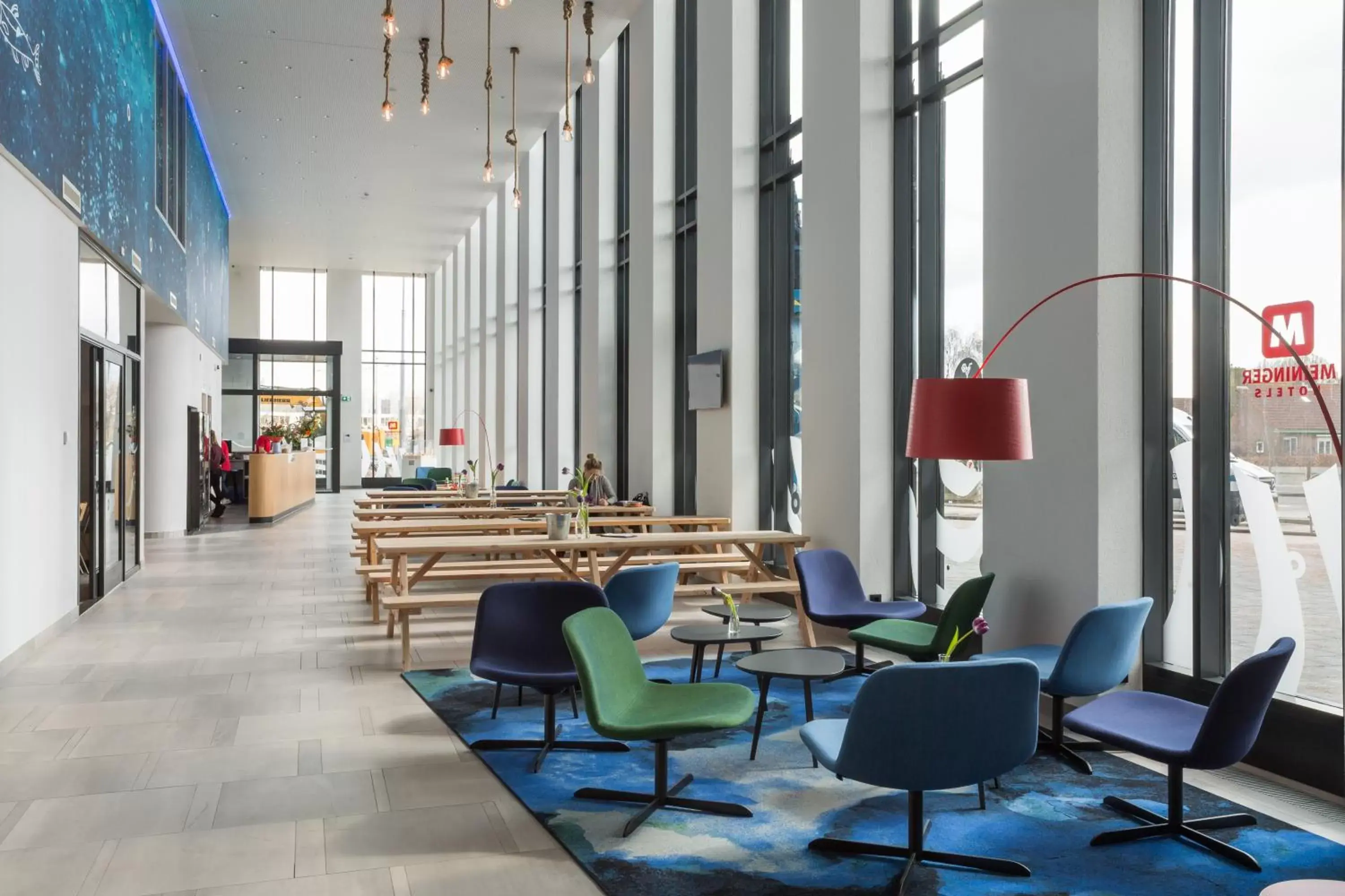 Lobby or reception in MEININGER Hotel Amsterdam Amstel