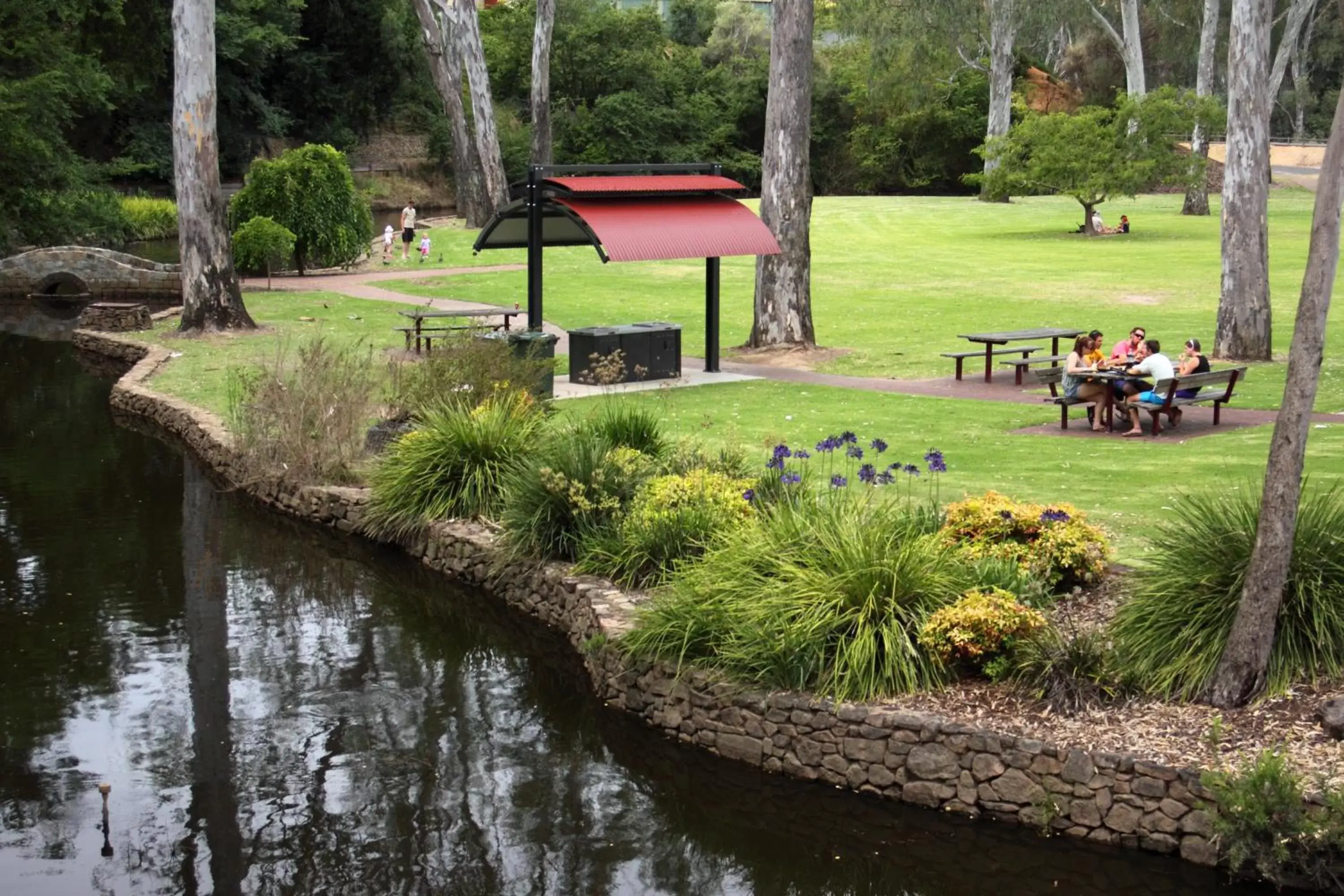 Area and facilities, Garden in Parkview Motor Inn and Apartments