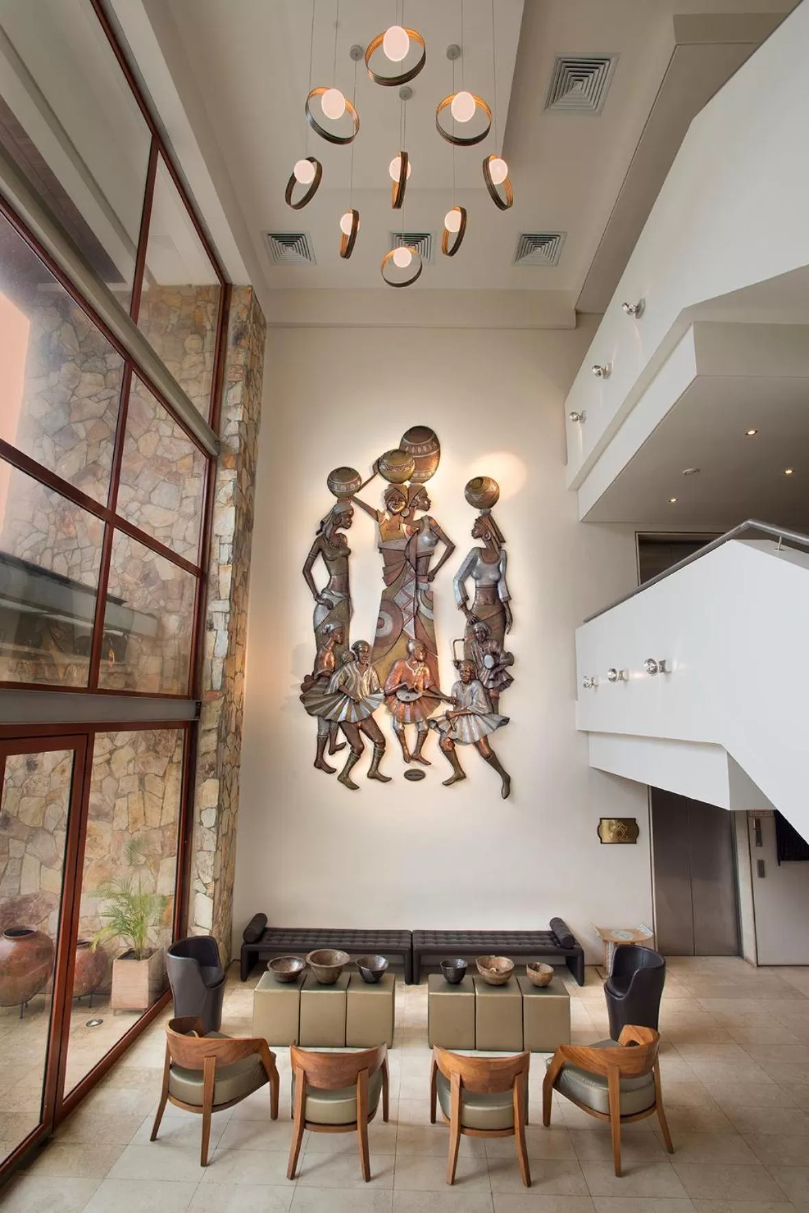 Facade/entrance in Labadi Beach Hotel