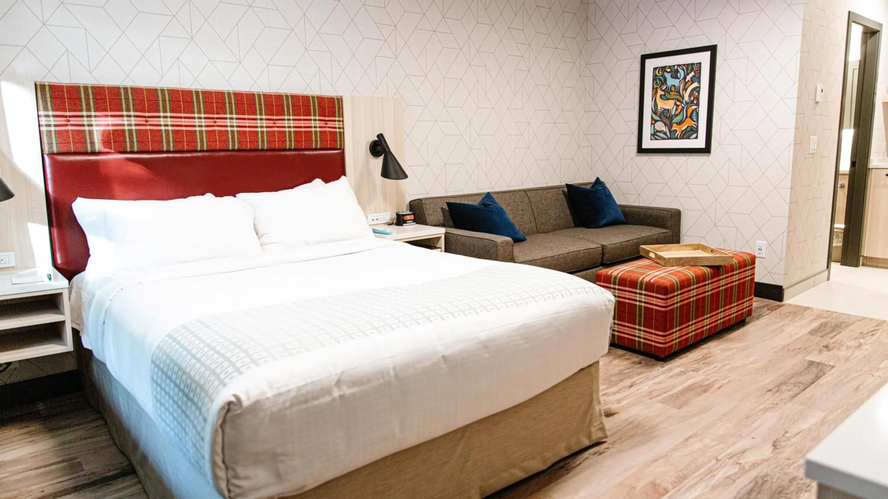 Bed in Mountaineer Lodge