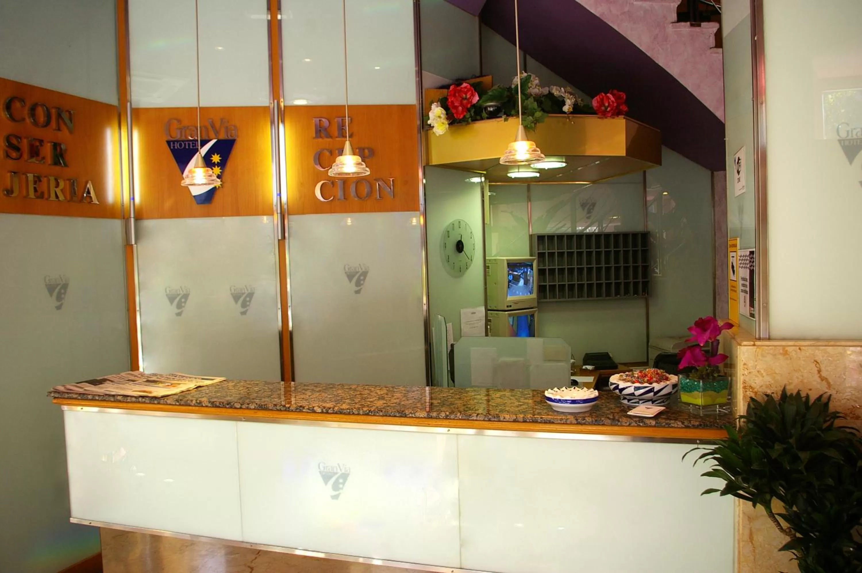 Lobby or reception in Hotel Gran Via