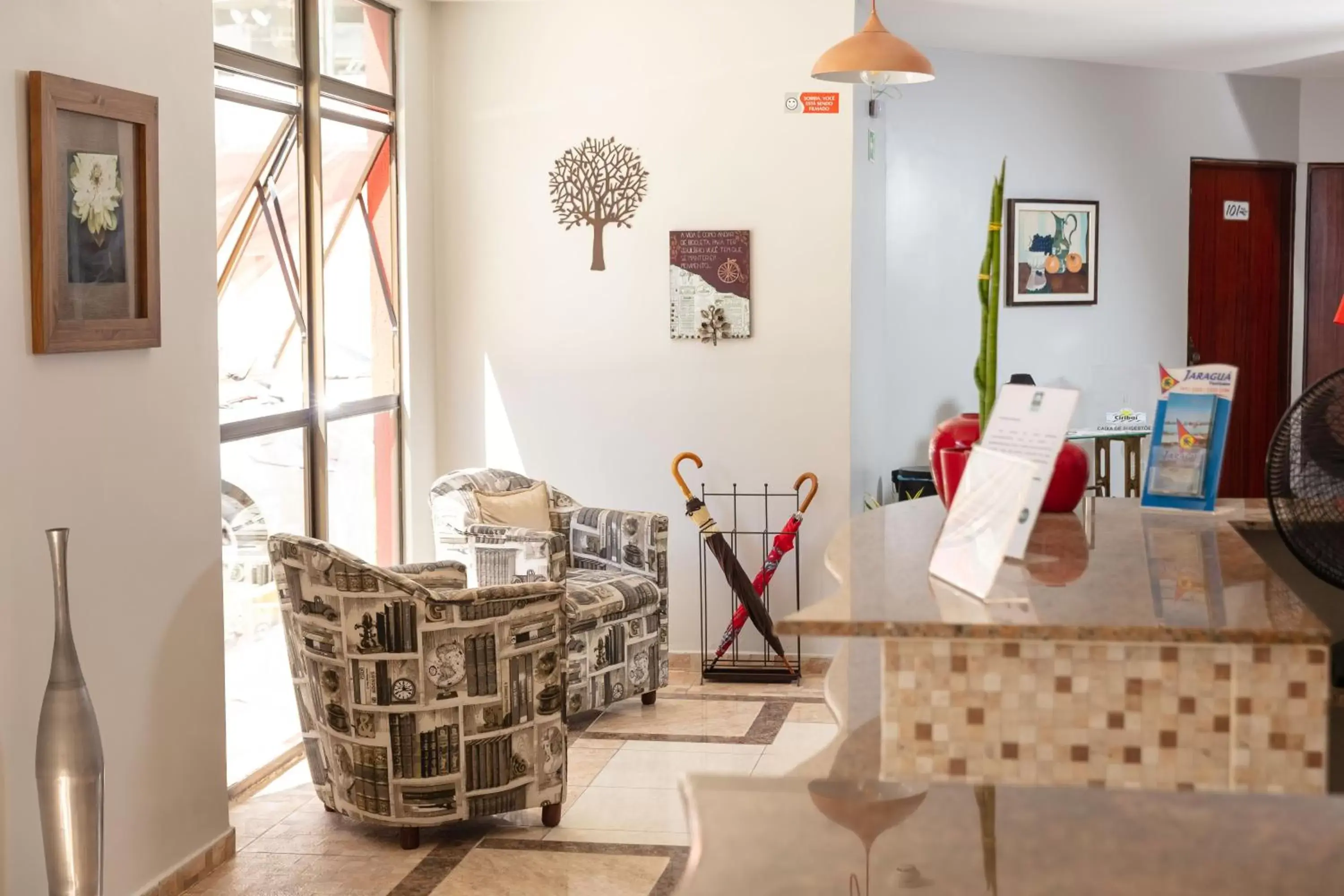 Living room in Hotel Ciribaí