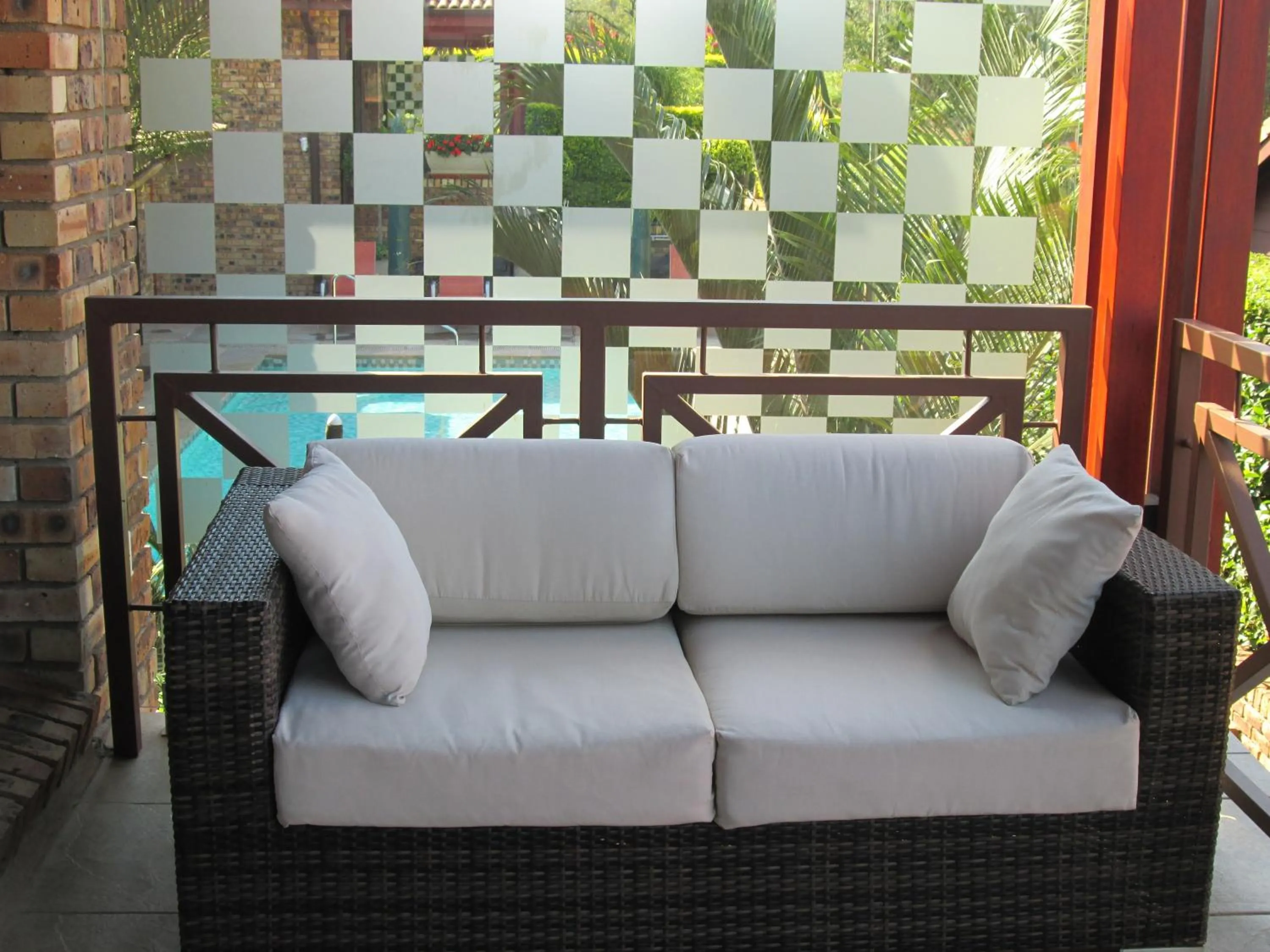 Seating area in Schneiders Boutique Hotel