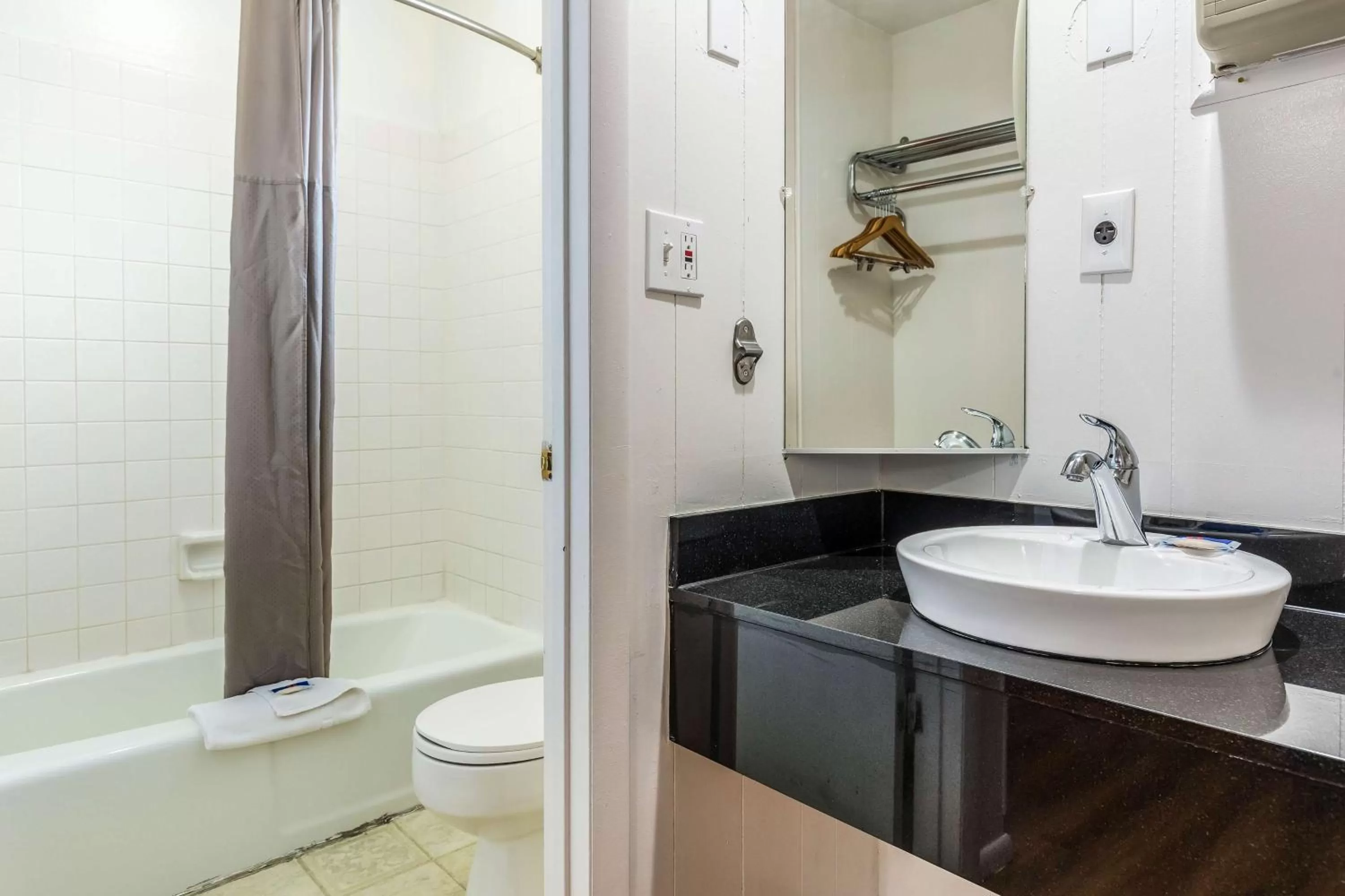 Toilet in Motel 6 Tremonton, Utah