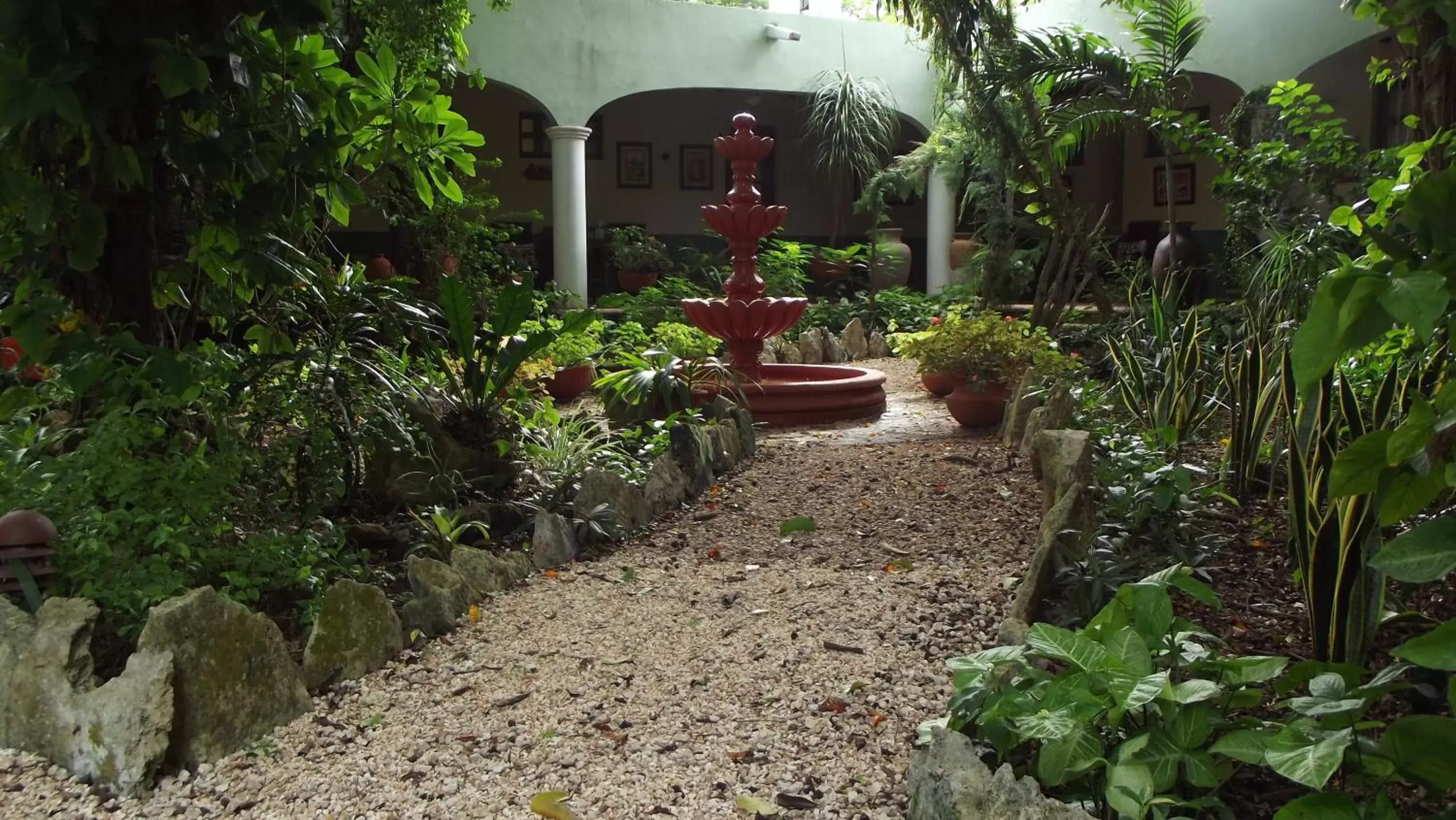 Garden in Casa Quetzal Hotel