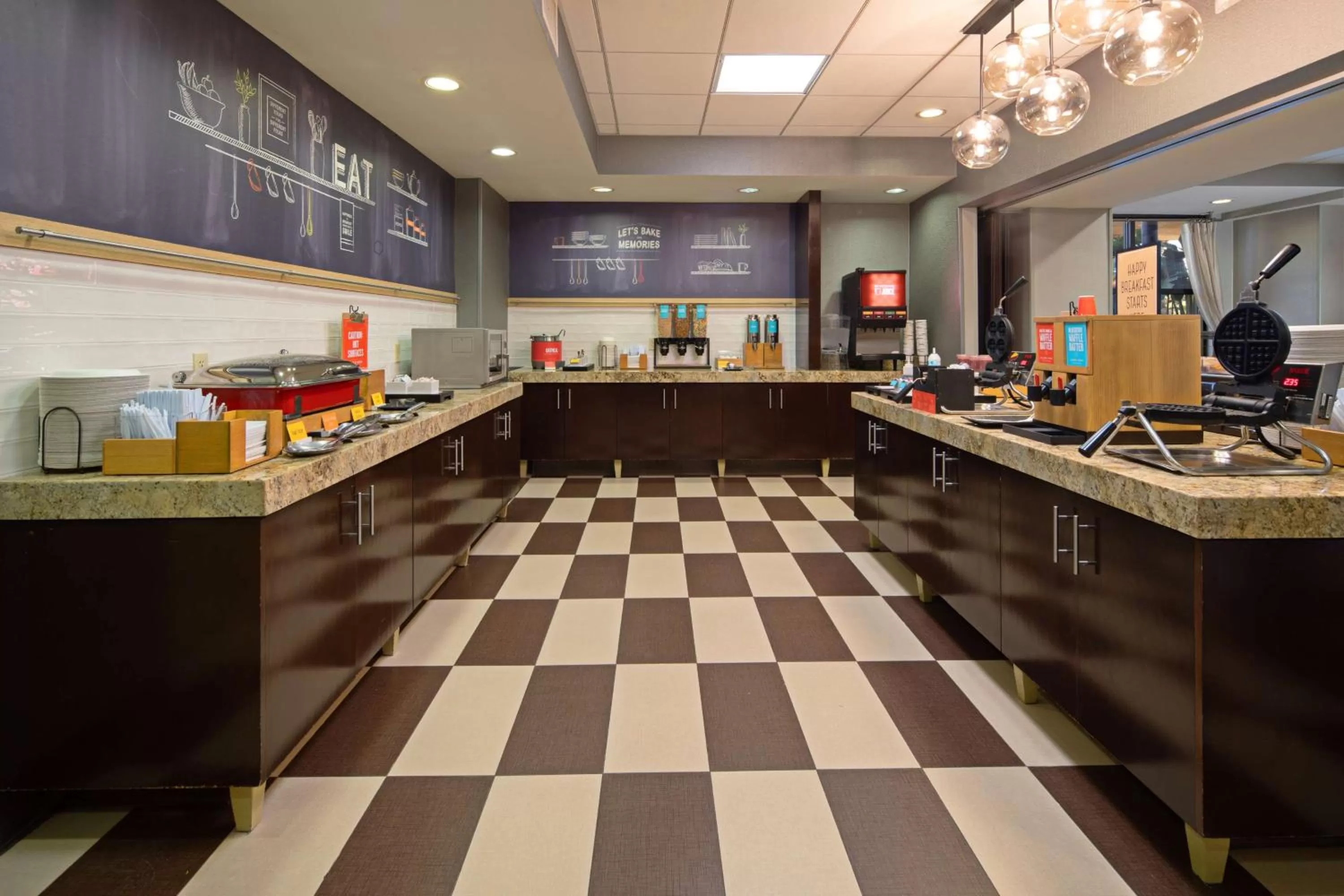 Breakfast in Hampton Inn Visalia