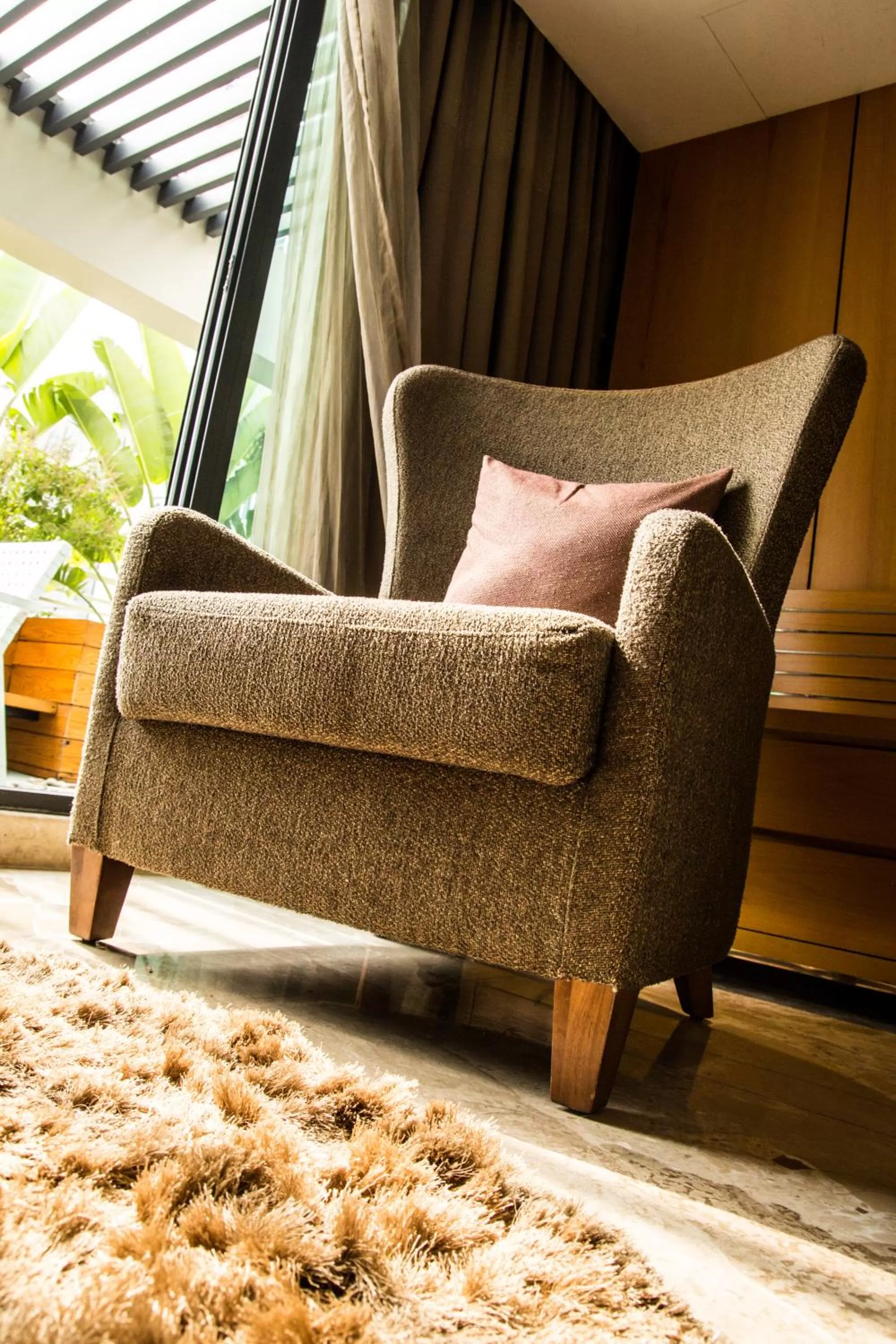 Patio in Lakeshore Suites, Banani