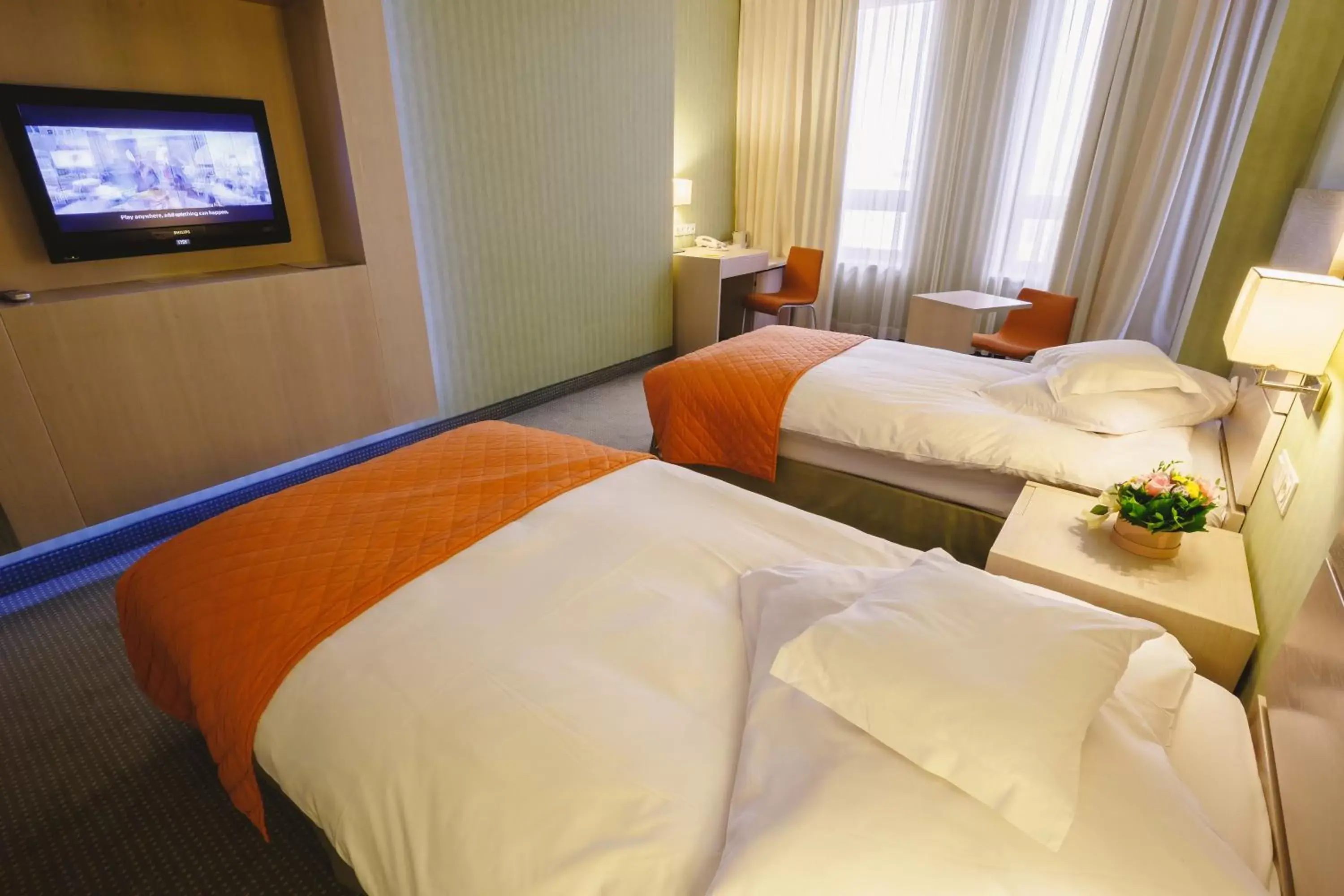 Bed in Hotel Golden Tulip Ana Tower Sibiu