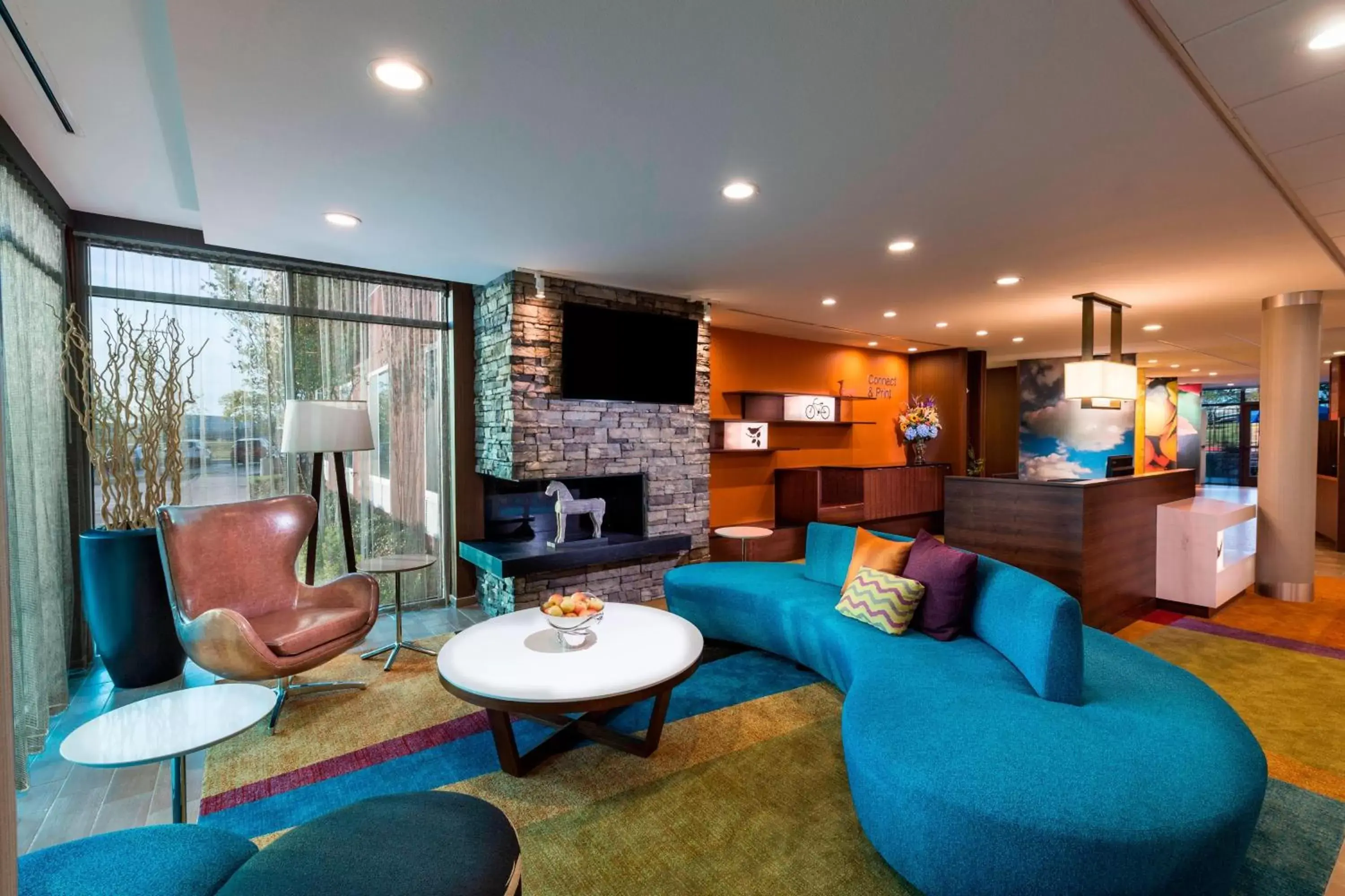 Lobby or reception, Seating Area in Fairfield Inn & Suites by Marriott Dallas Waxahachie